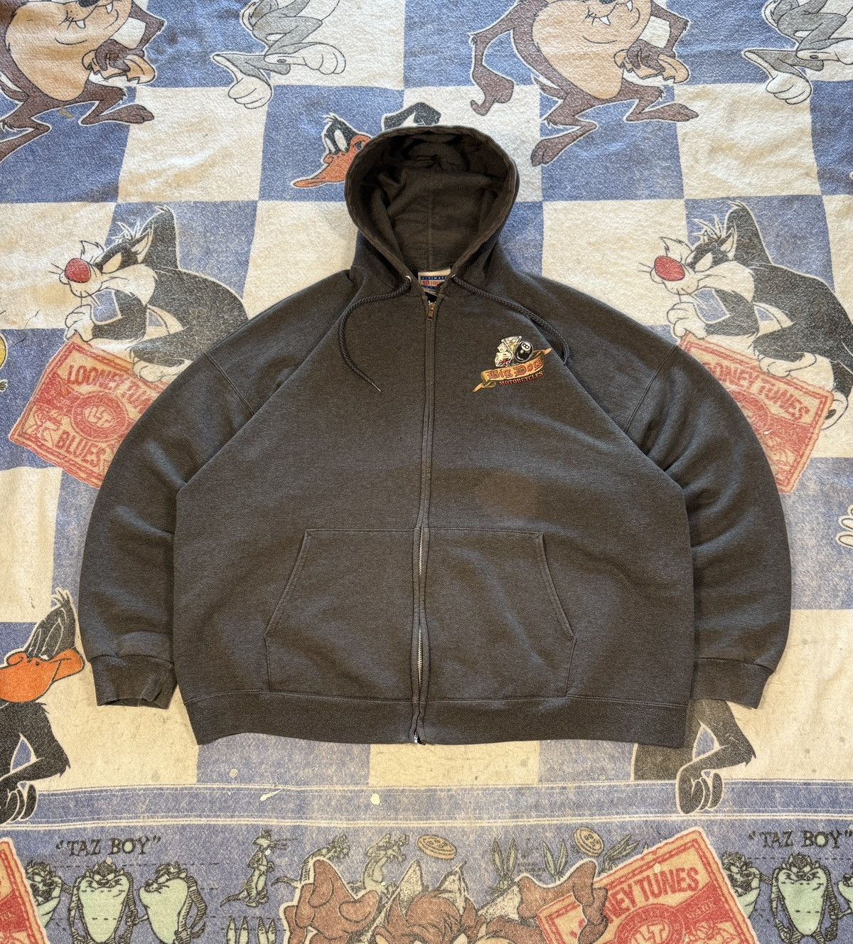 Big Dogs Vintage big dog motorcycles zip up sweatshirt Size US XXL / EU 58 / 5 - 1 Thumbnail