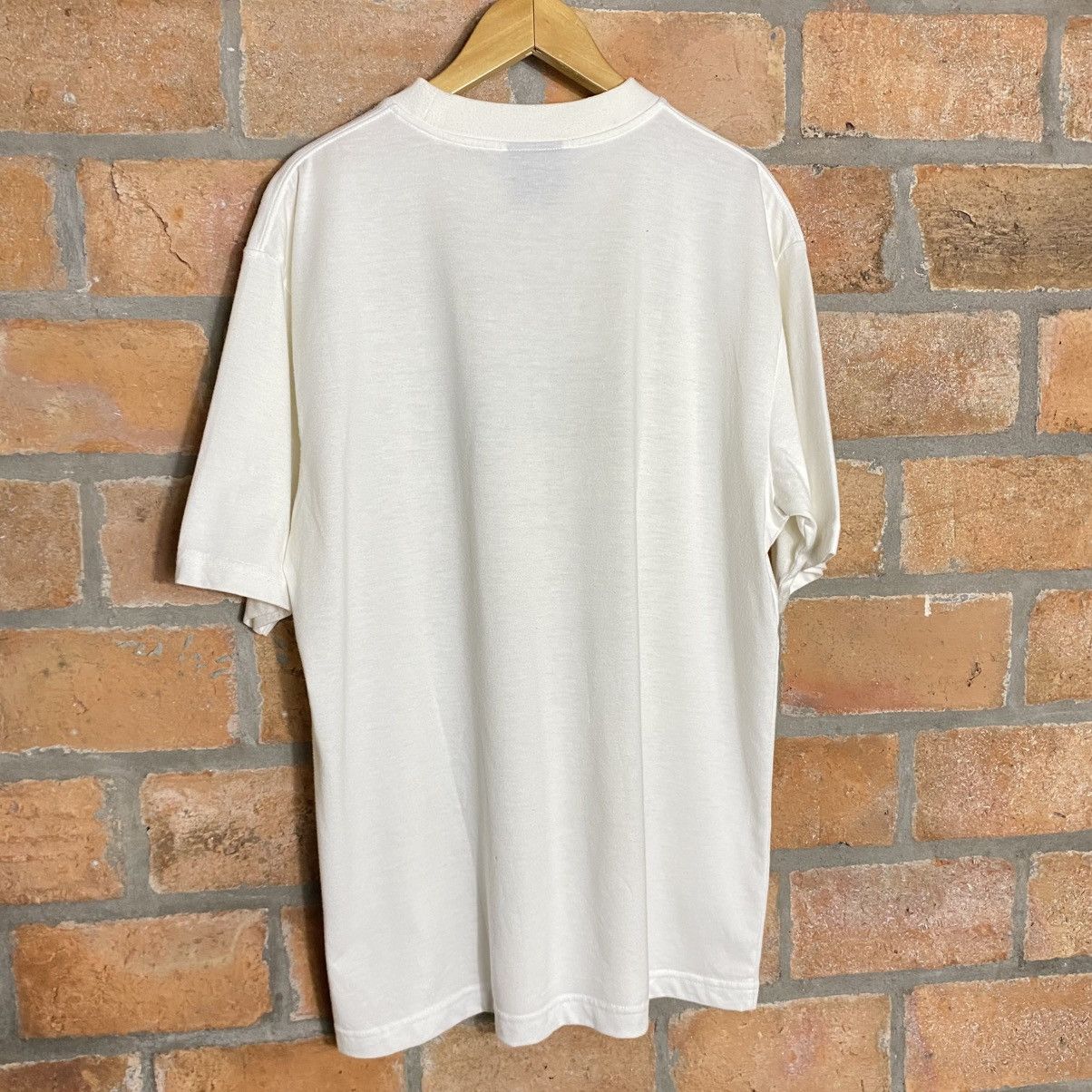 Umbro UMBRO White Crew Neck Tee with Navy Logo Print Size US L / EU 52-54 / 3 - 2 Thumbnail
