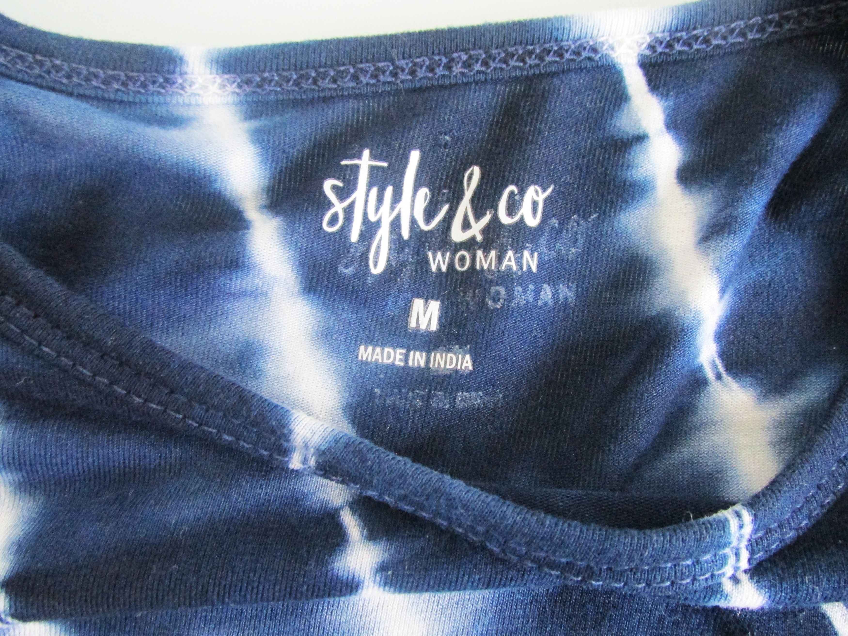 Style & Co Style & Co. Women's Tie Dye Long Sleeve Knit Top Size Med Size M / US 6-8 / IT 42-44 - 2 Thumbnail