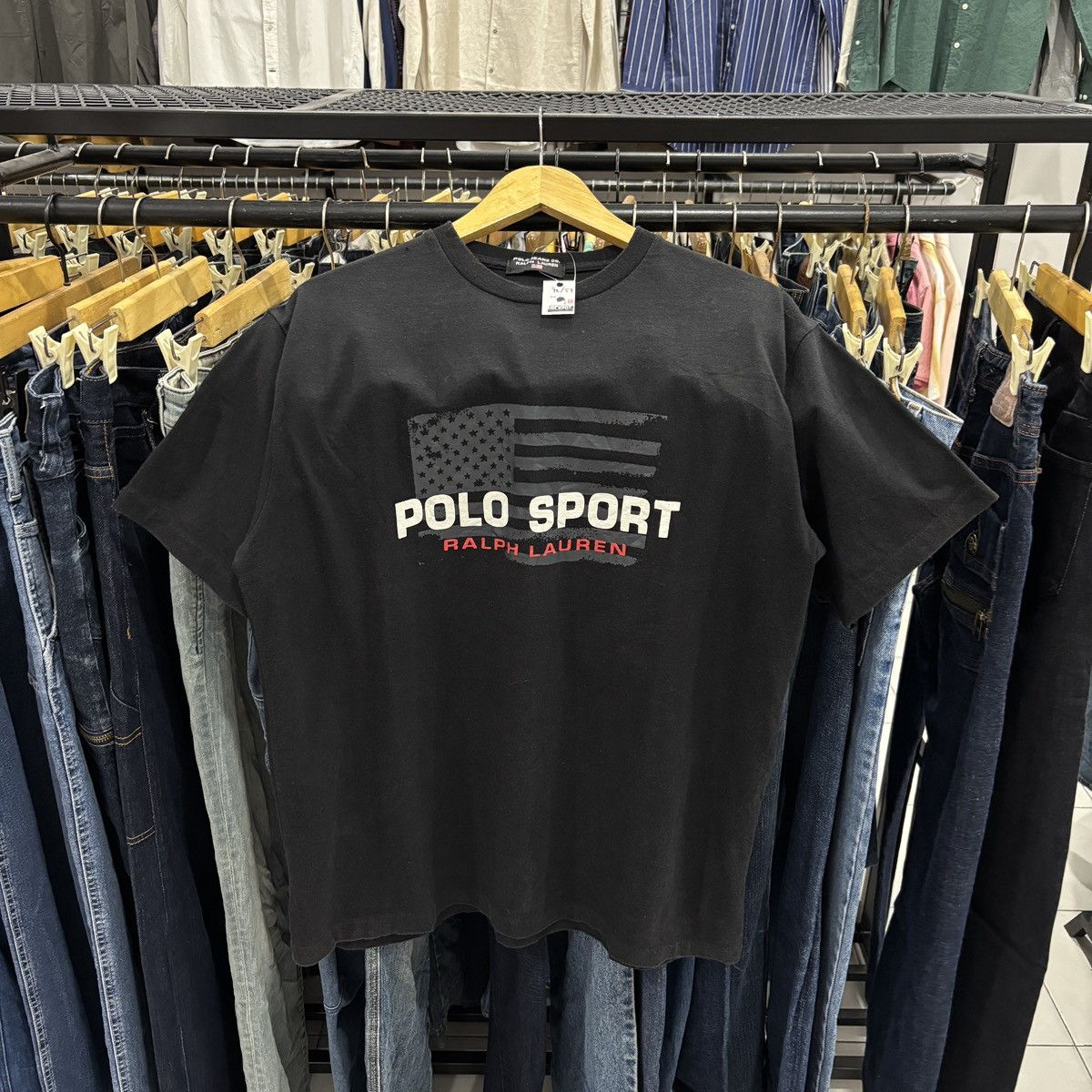 Ralph Lauren Sport Vtg Ralph Laurne Sport Tee Size US L / EU 52-54 / 3 - 1 Thumbnail