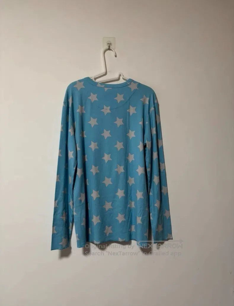 ERL ERL Blue Long Sleeve Star e Patchwork Printed T-Shirt Size US XL / EU 56 / 4 - 2 Thumbnail