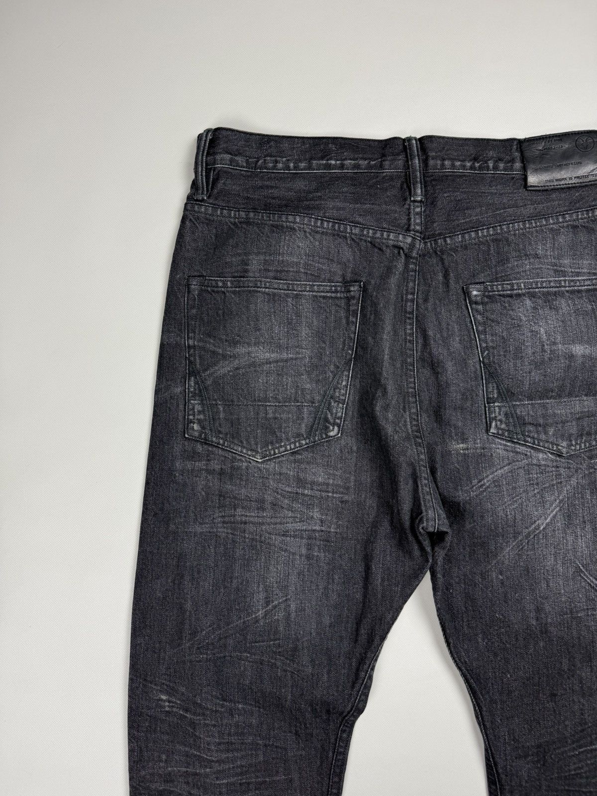 Allsaints × Japanese Brand Allsaints Black NLS Split Men’s Jeans Size 32 Size US 32 / EU 48 - 23 Thumbnail