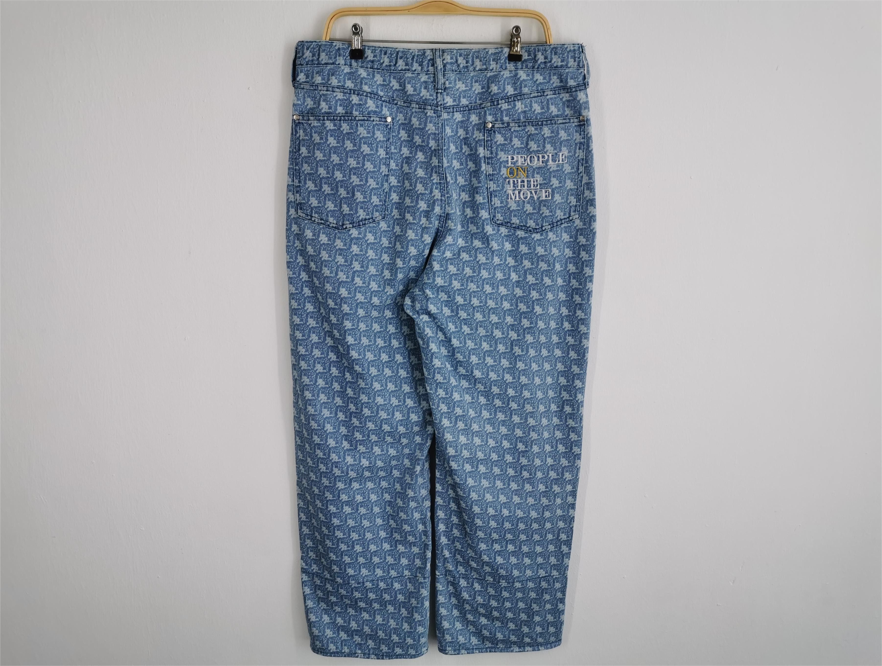 Vintage 90's Kappa Overprint Denim Jeans Size XL Waist 38