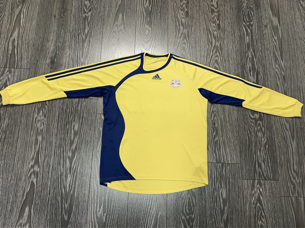 Adidas Red Bull Salzburg 2007 2008 GK Goalkeeper Long Shirt Jersey Size US L / EU 52-54 / 3 - 2 Thumbnail