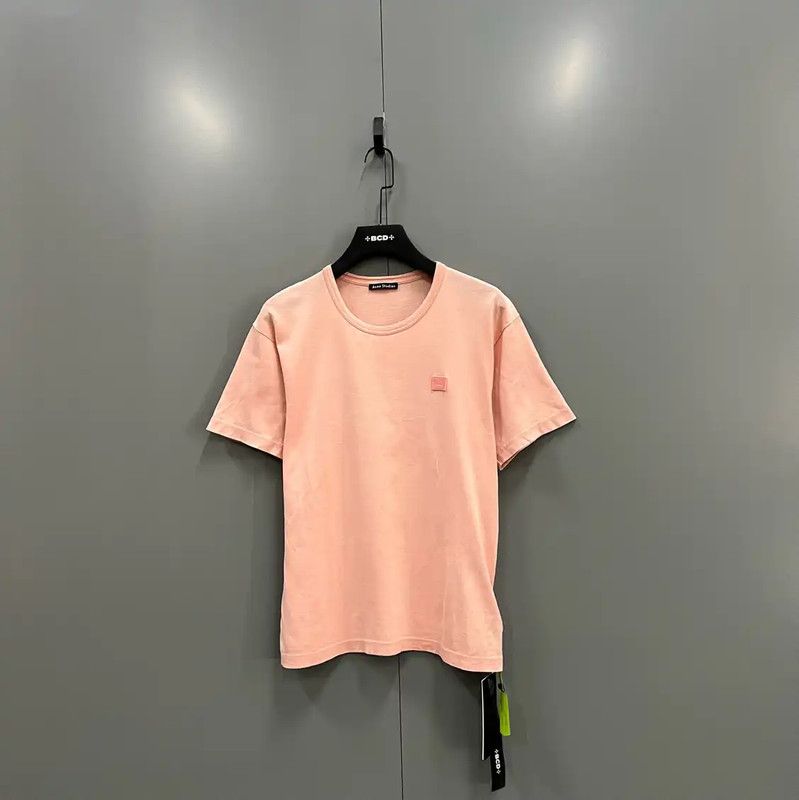 Acne Studios Acne Studios Pink Cotton Short Sleeve T-Shirt Size S / US 4 / IT 40 - 1 Thumbnail