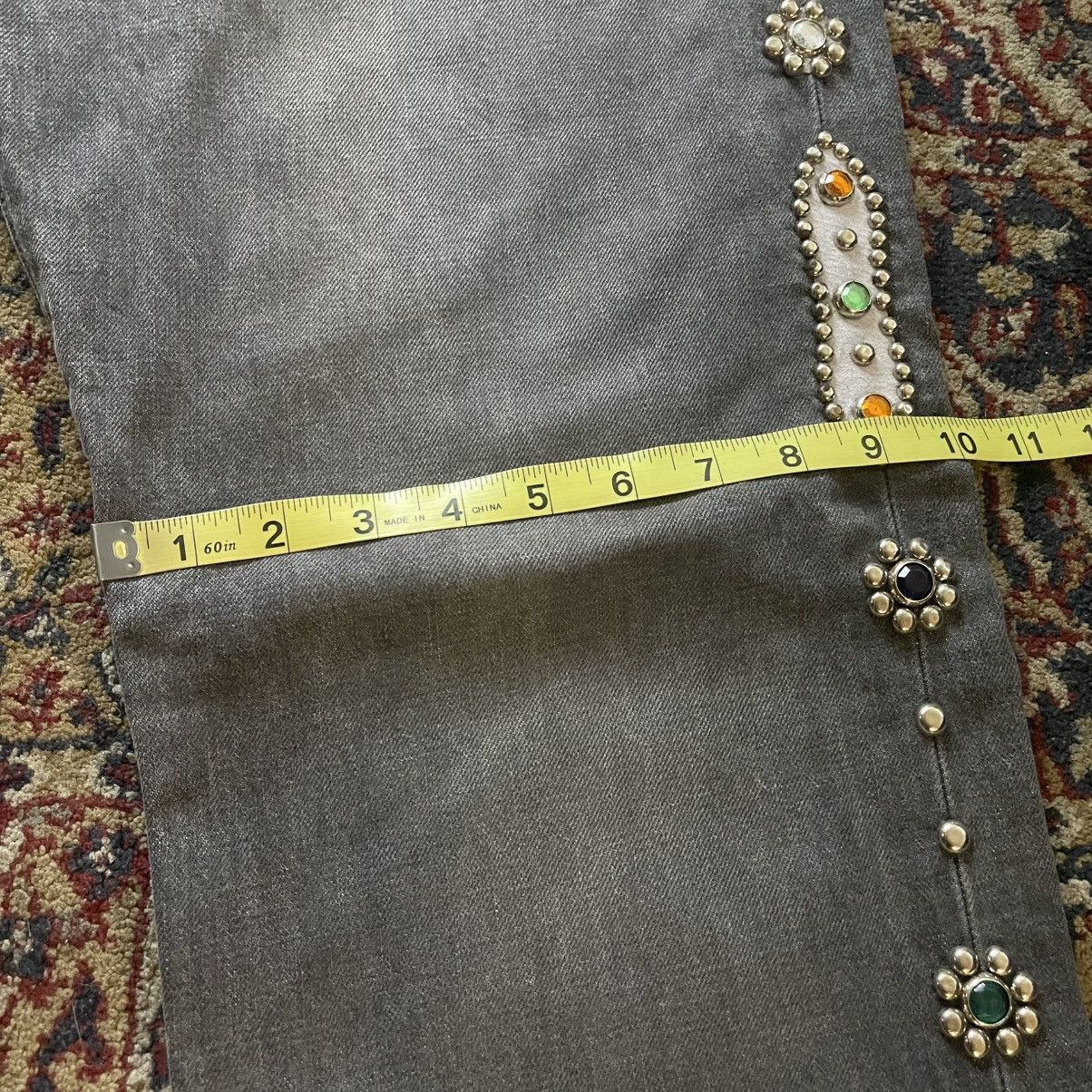 Kapital Kountry Kapital Kountry side Studs Gems Black Denim Jeans size 38 Size US 38 / EU 54 - 20 Thumbnail