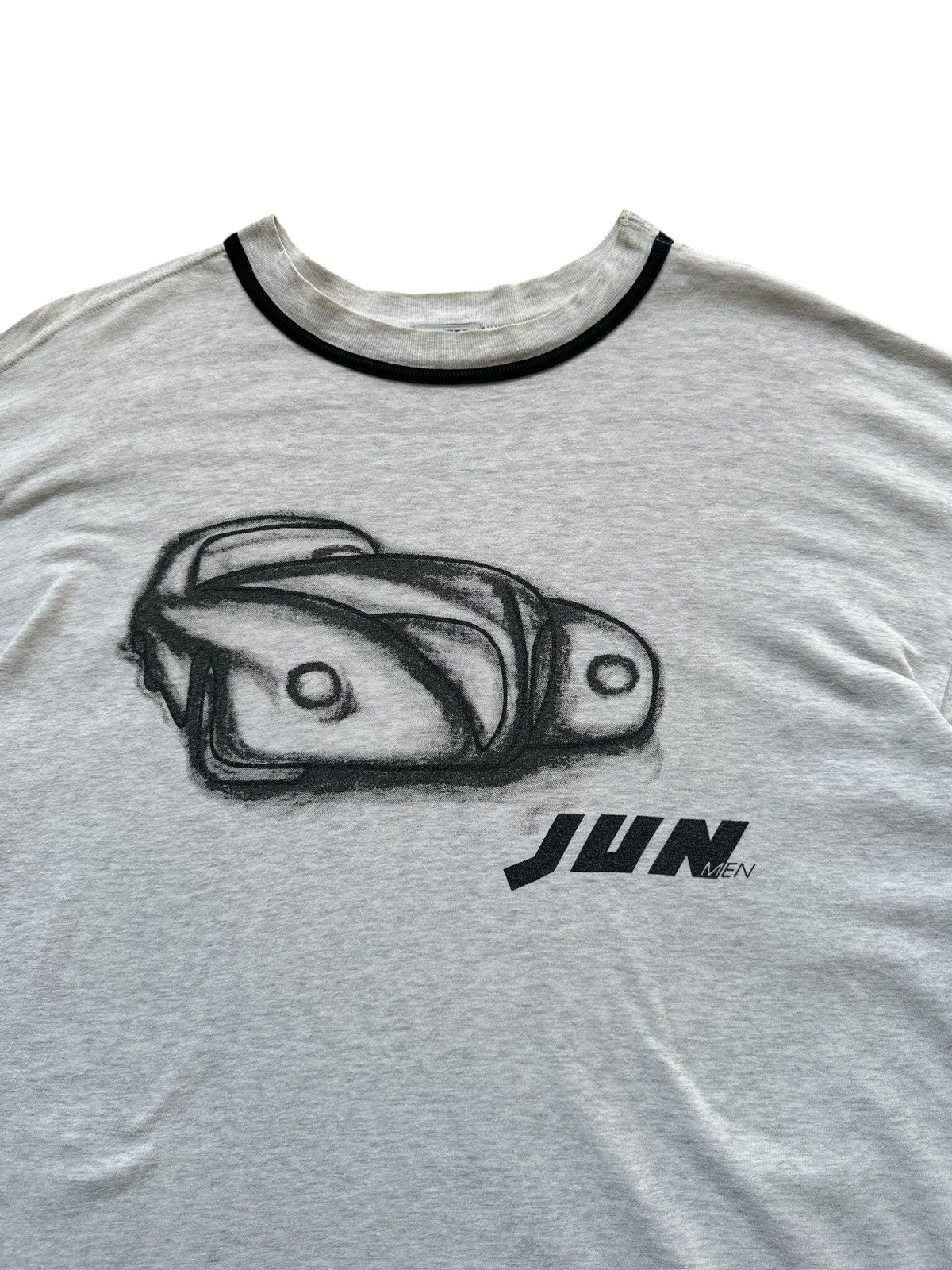 JUN MEN VTG 80's Jun Men trompe loeil tee Size US L / EU 52-54 / 3 - 3 Thumbnail