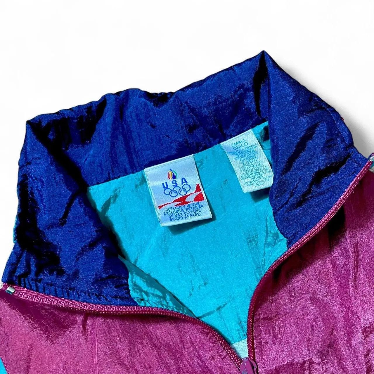 JCPenney Vintage USA Olympic JCPenney Windbreaker Jacket - Size S Size US S / EU 44-46 / 1 - 7 Thumbnail
