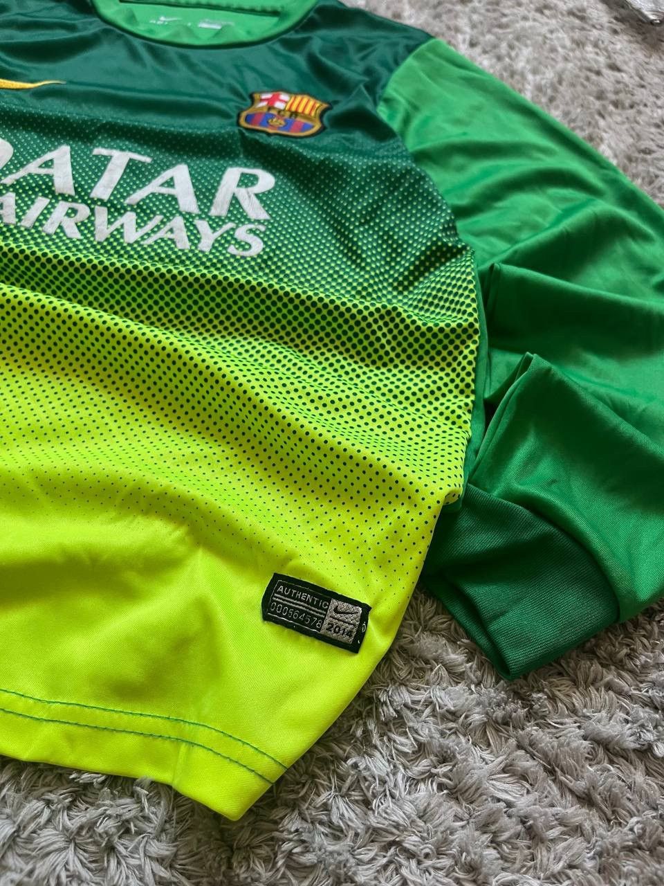 Nike × Vintage Nike x Barcelona Long-sleeve Streetwear Logo Swoosh Rare Size US M / EU 48-50 / 2 - 7 Thumbnail