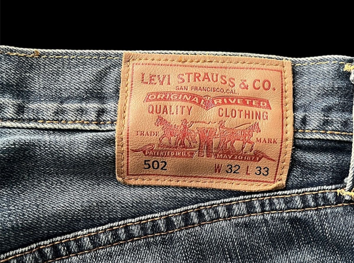 Levi's Levis 502 Zipper Denim Jeans Size US 32 / EU 48 - 7 Thumbnail