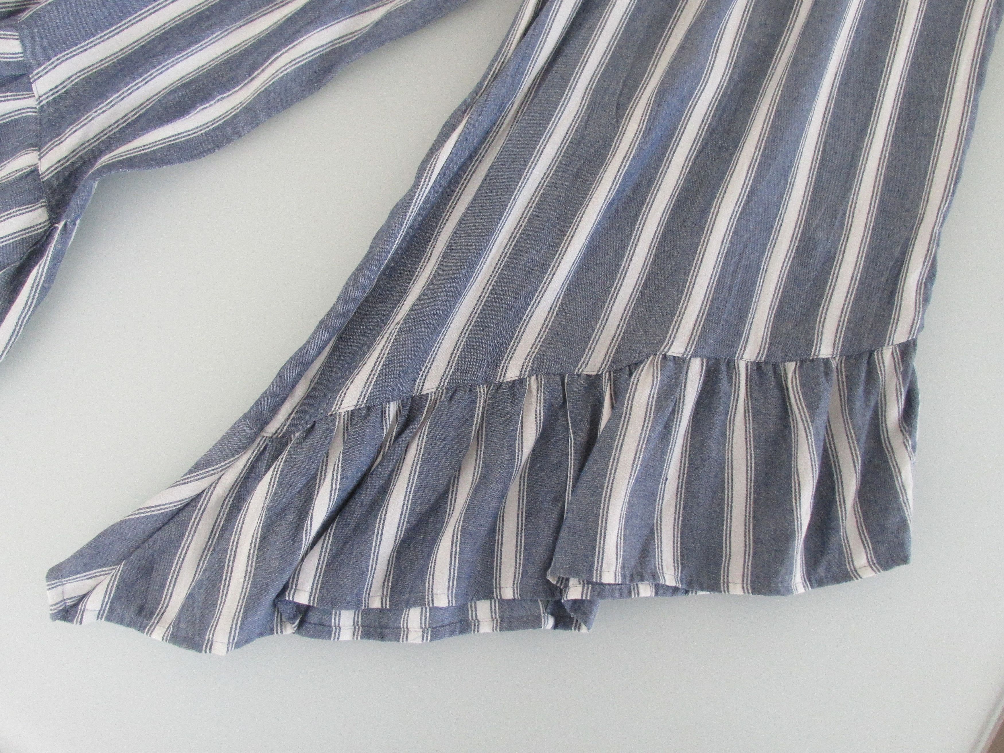Other Angie (NWT) Wide Leg Striped Jumpsuit/Romper Size Medium Size 26" / US 2 / IT 38 - 5 Thumbnail