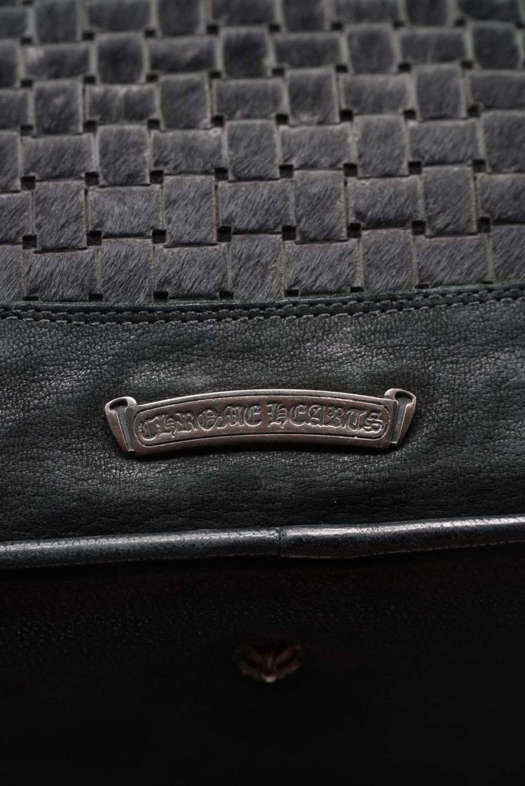 Chrome Hearts Chrome Hearts 90s Ponyhair Dagger Embelished Woven Handbag Size ONE SIZE - 10 Thumbnail