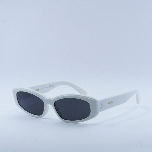 Celine CL40261I 25A Sunglasses - Shiny Ivory Frame, Smoke Lenses - Lowest Price! Celine CL40261I 25A Shiny Ivory/Smoke – Sugee Lux - Luxury  main image 4