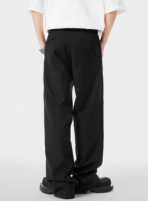 Japanese Brand American street all-match black flared loose casual pants Size US 32 / EU 48 - 4 Thumbnail