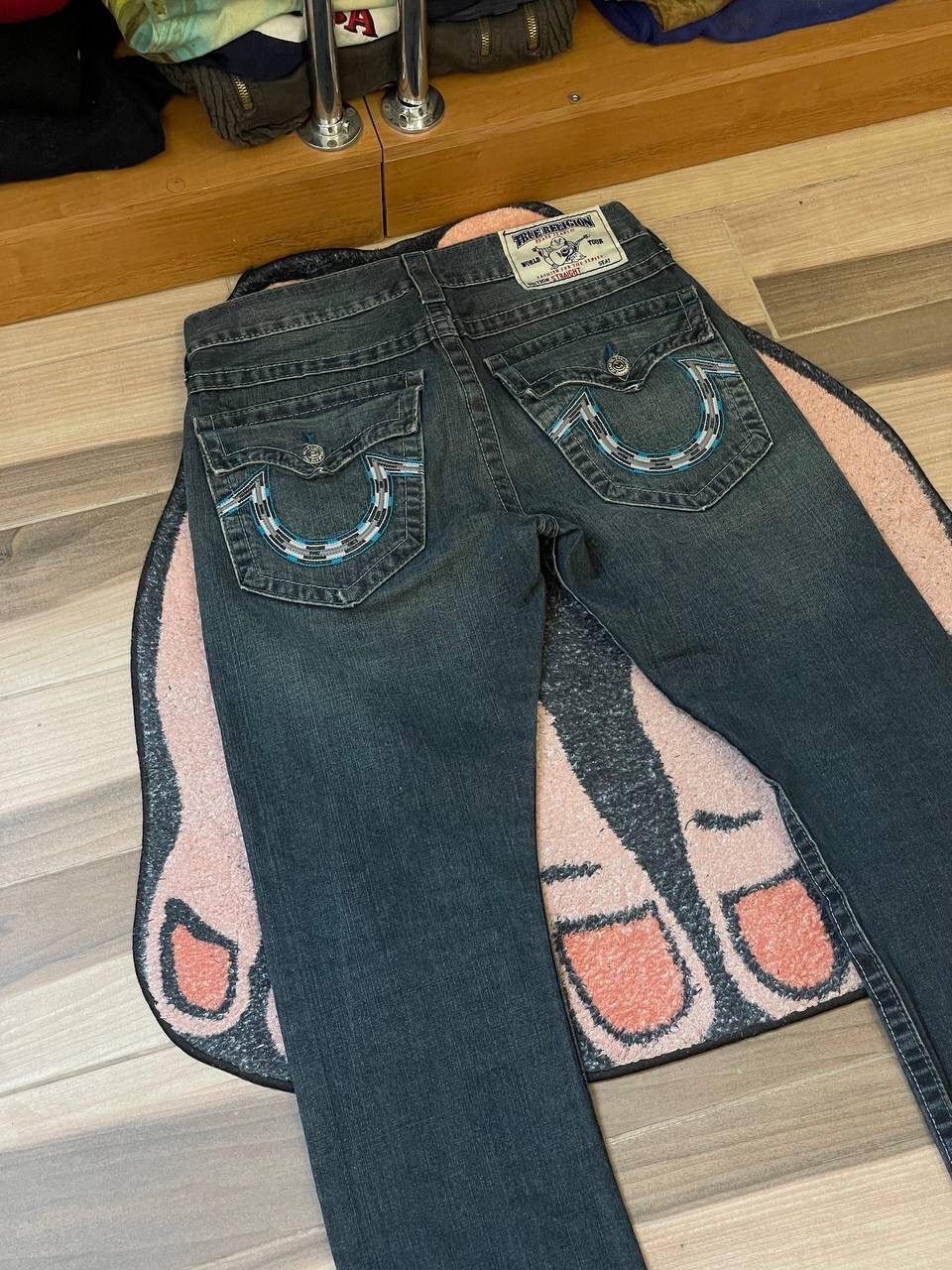 True Religion × Vintage TRUE RELIGION DISTRESSED DENIM Y2K JEANS Size US 30 / EU 46 - 6 Thumbnail