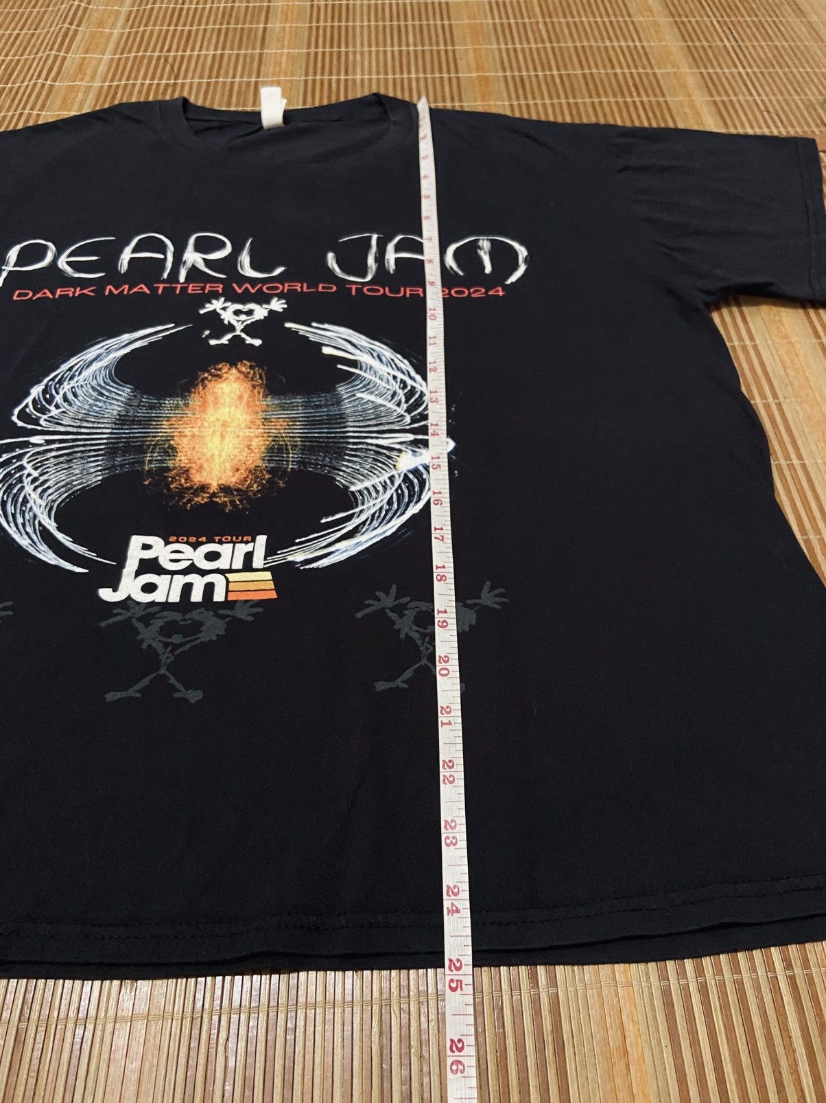 Band Tees PEARL JAM DARK MATTERS WORLD TOUR 24 Size US L / EU 52-54 / 3 - 6 Thumbnail