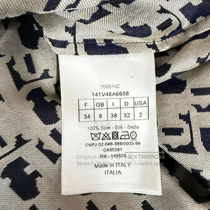 Dior Dior Color Block Silk Cardigan for Women . Size XS / US 0-2 / IT 36-38 - 8 Thumbnail