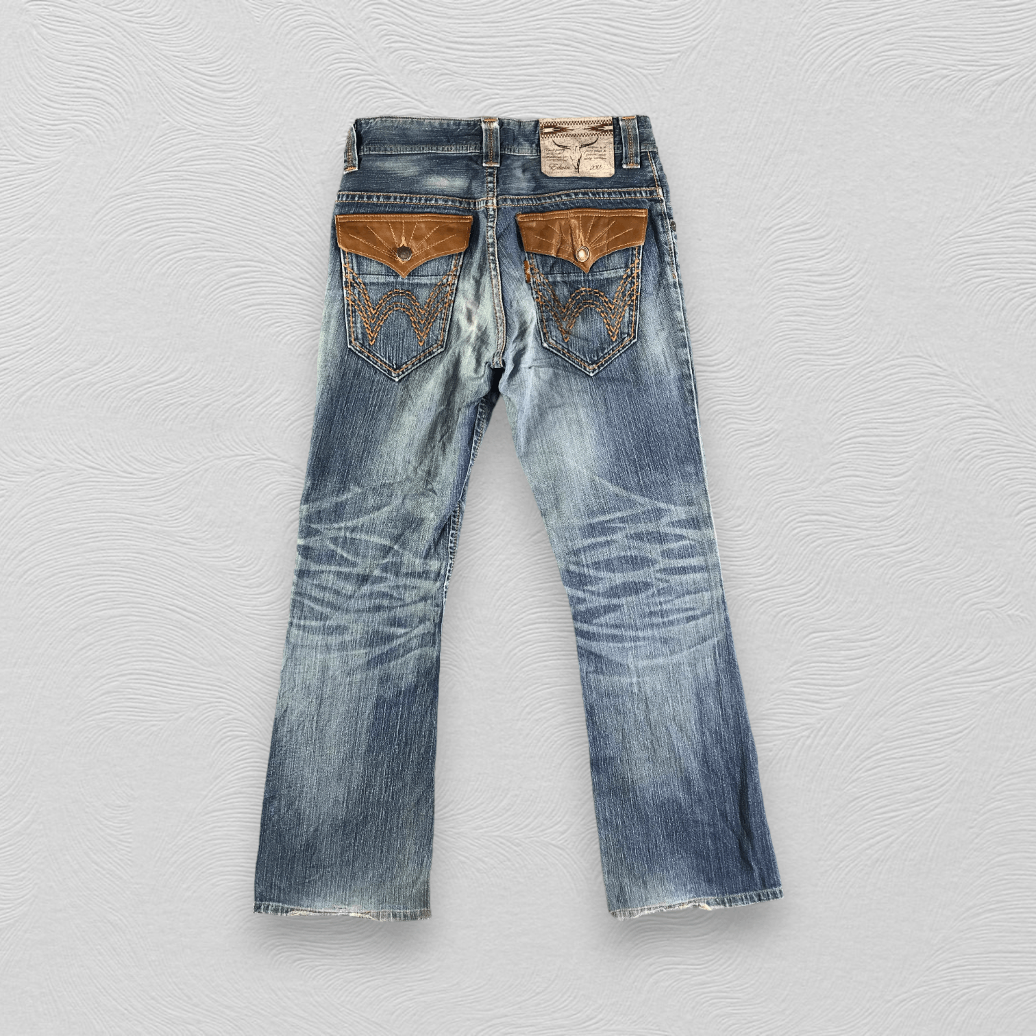 Edwin Edwin XV Flare Jeans Faded Blue Denim KJ3052 Size US 30 / EU 46 - 2 Thumbnail