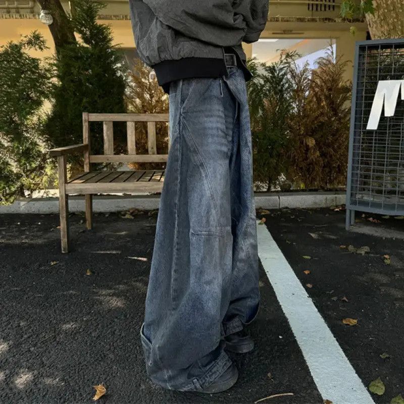 Japanese Brand Reverse Waist Jeans Size US 32 / EU 48 - 4 Thumbnail