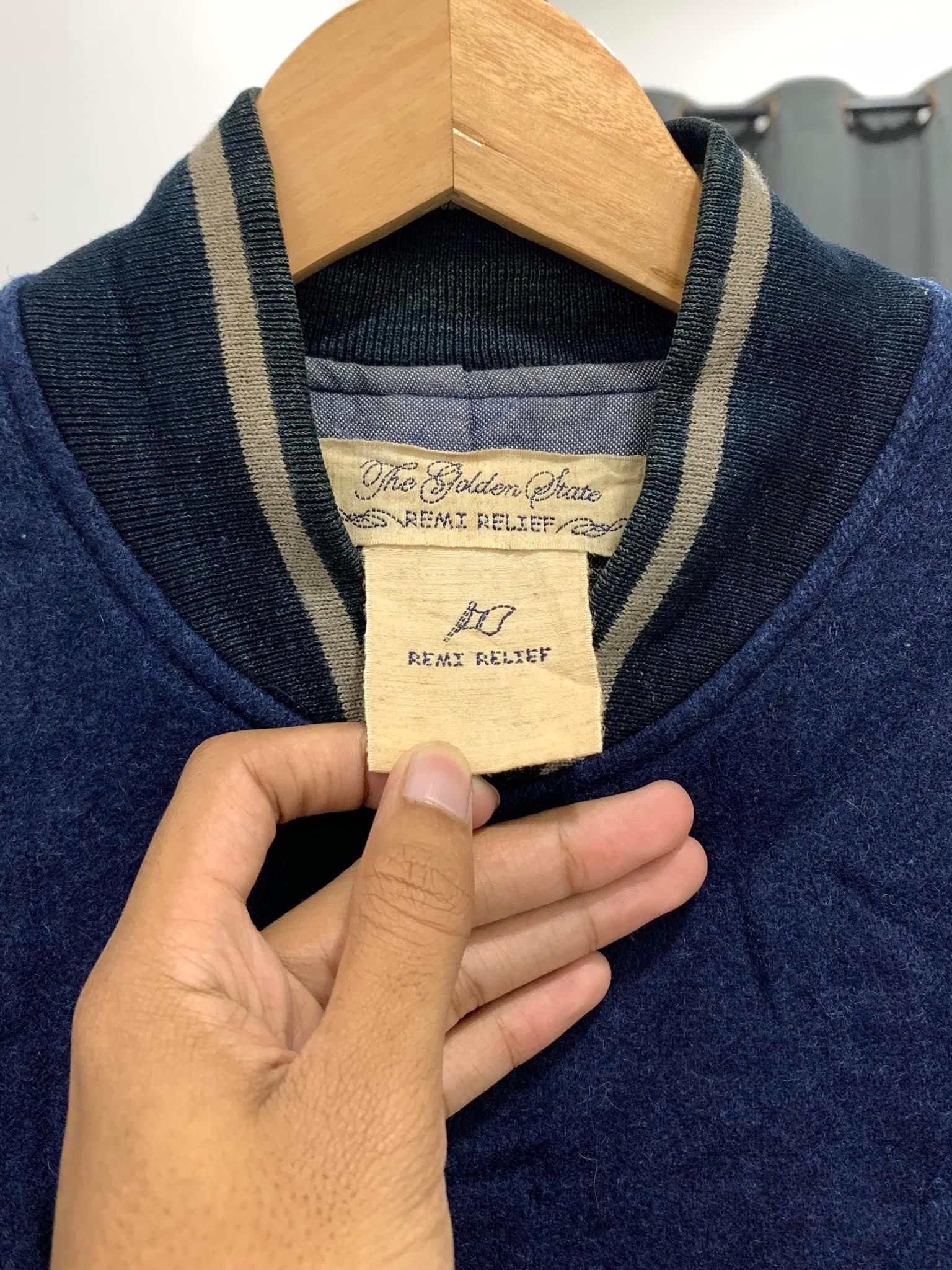 Japanese Brand × Remi Relief × Vintage Vintage Remy Relief Leather Sleeves Japanese Designer Style Size US M / EU 48-50 / 2 - 3 Thumbnail