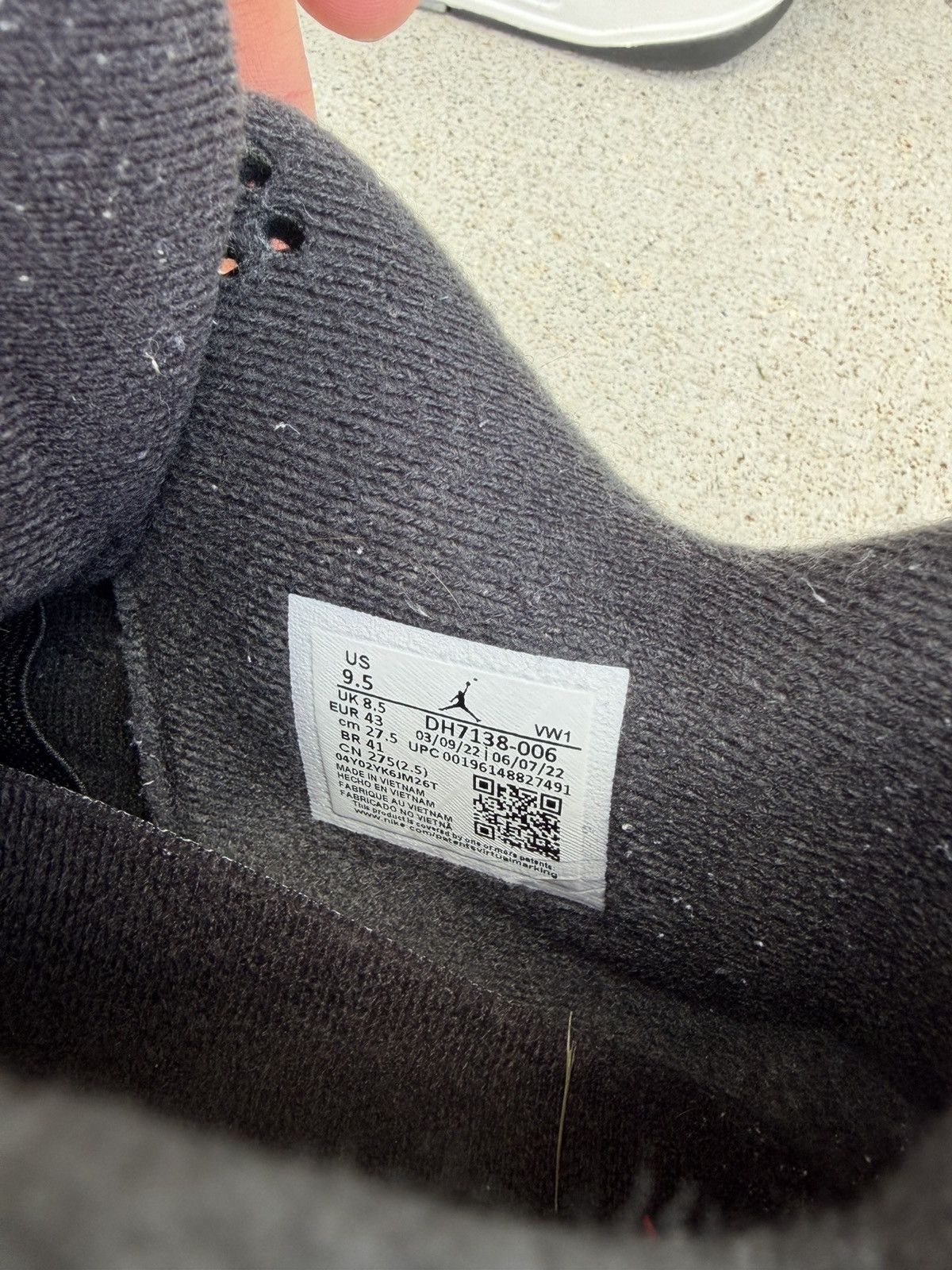 Jordan Brand Black Canvas Retro 4s Size US 9.5 / EU 42-43 - 6 Thumbnail