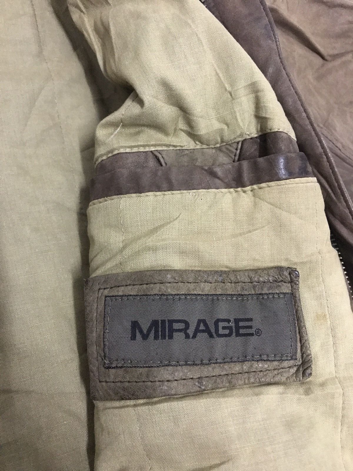 Other Vintage Mirage leather military jacket Size US XL / EU 56 / 4 - 6 Thumbnail