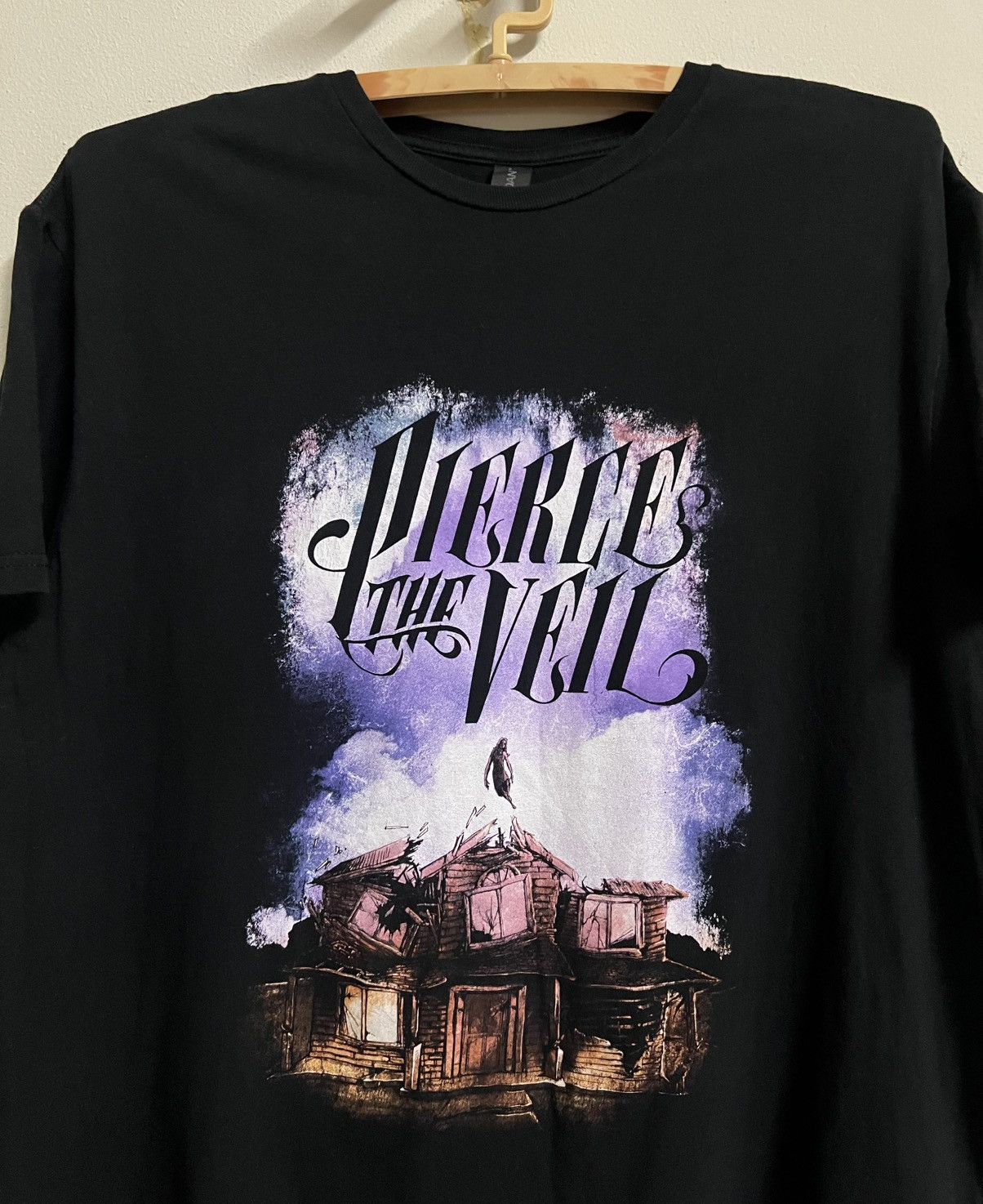 Band Tees Pierce The Veil Haunted House Graphic Tee Black L Size US L / EU 52-54 / 3 - 1 Thumbnail