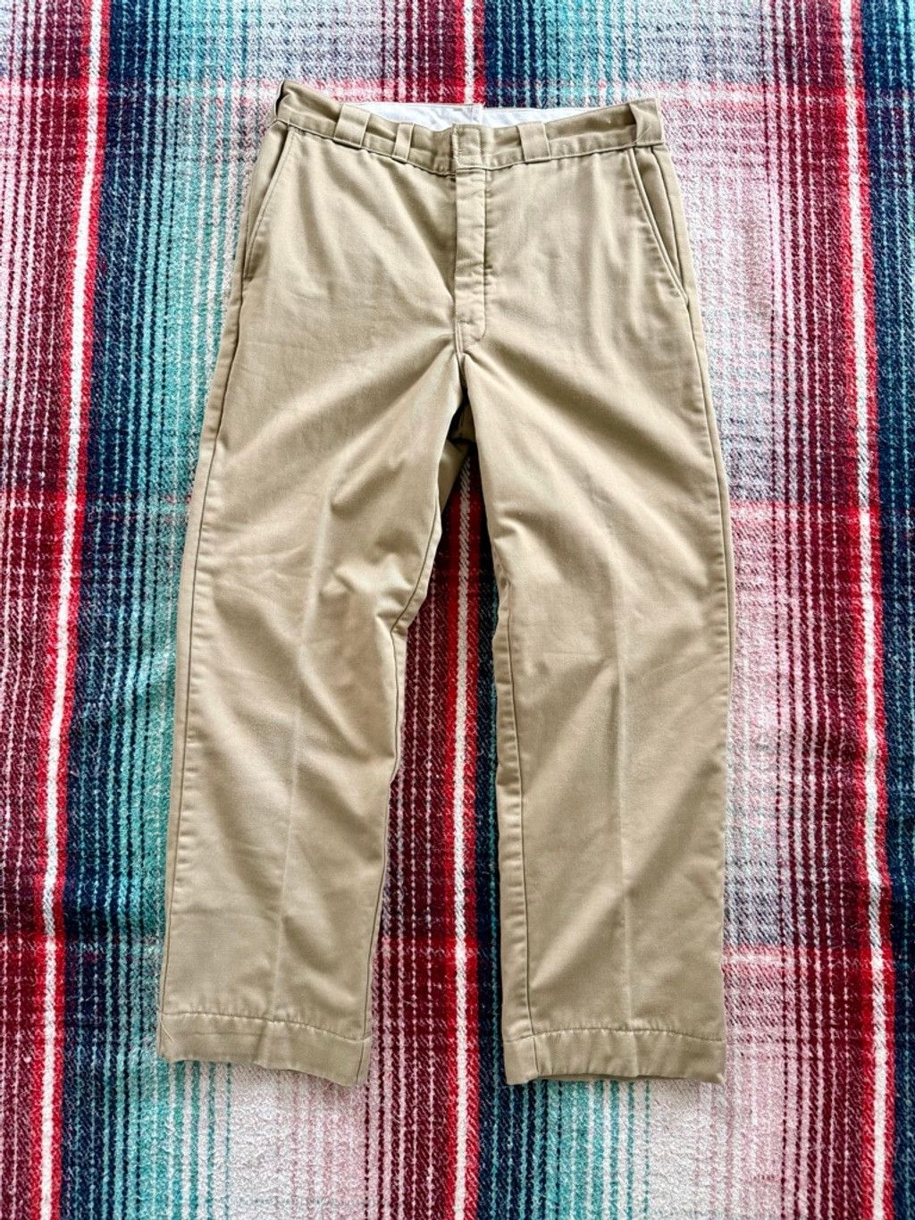 L.L. Bean 70s LL Bean Fully Lined Chinos 33x29 Size US 33 - 1 Thumbnail