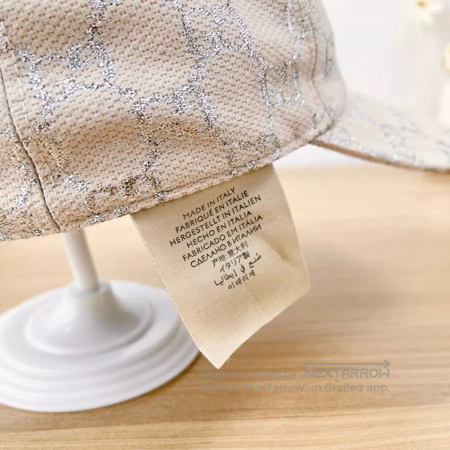 Other Gucci Beige Silver GG Baseball Cap. Size ONE SIZE - 9 Thumbnail