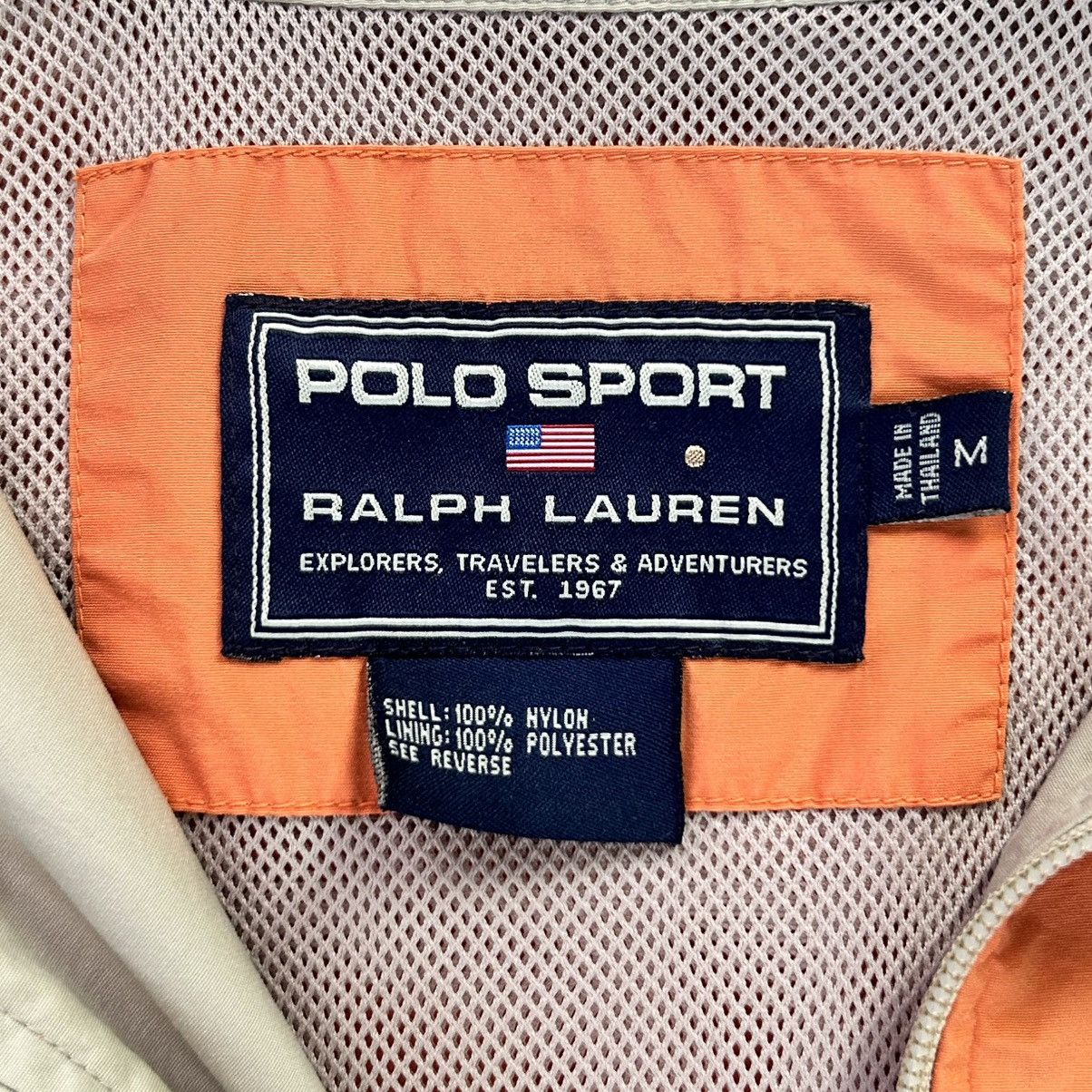 Polo Ralph Lauren 90’s Polo Sport Nylon Windbreaker - Orange Size US M / EU 48-50 / 2 - 4 Thumbnail