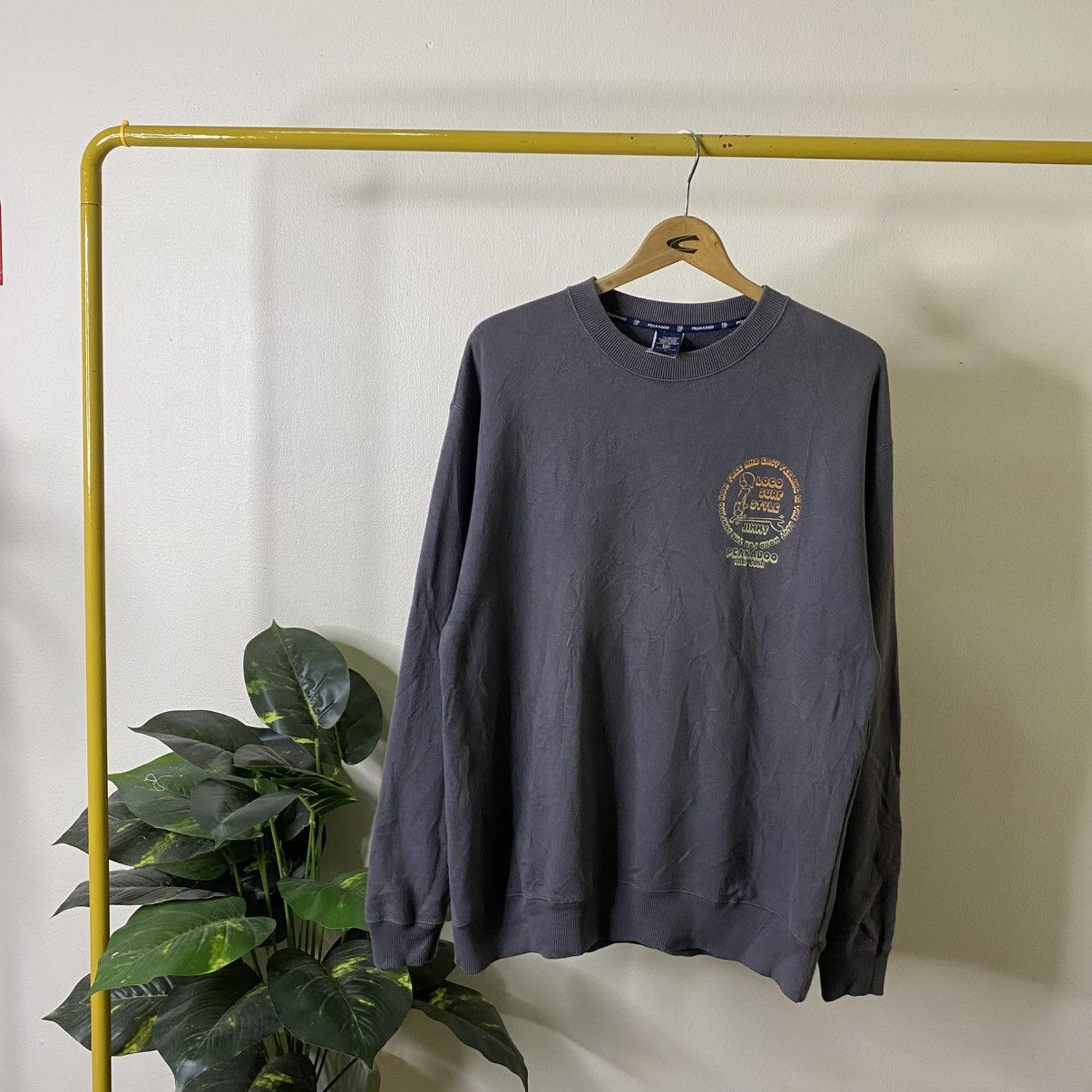 Vintage Y2K Peakaboo Surf Crewneck Sweatshirt Surfing Style Size US L / EU 52-54 / 3 - 5 Thumbnail