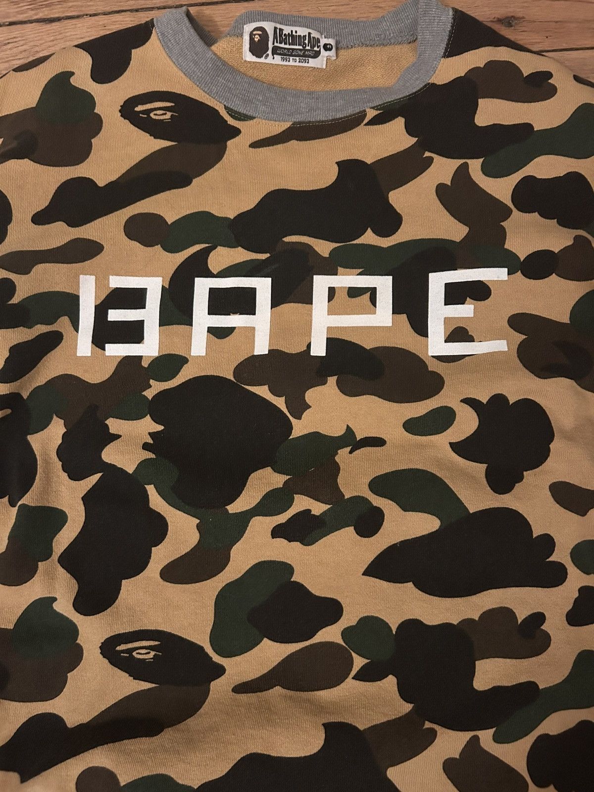 Bape 1st Camo Crewneck Size US L / EU 52-54 / 3 - 3 Thumbnail