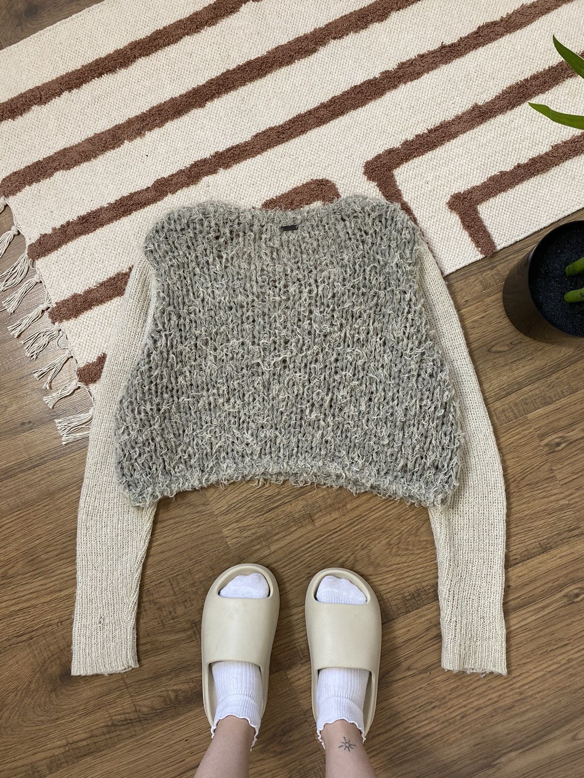 Vintage VINTAGE MOHAIR Y2K KNITTED SWEATER Size M / US 6-8 / IT 42-44 - 7 Thumbnail