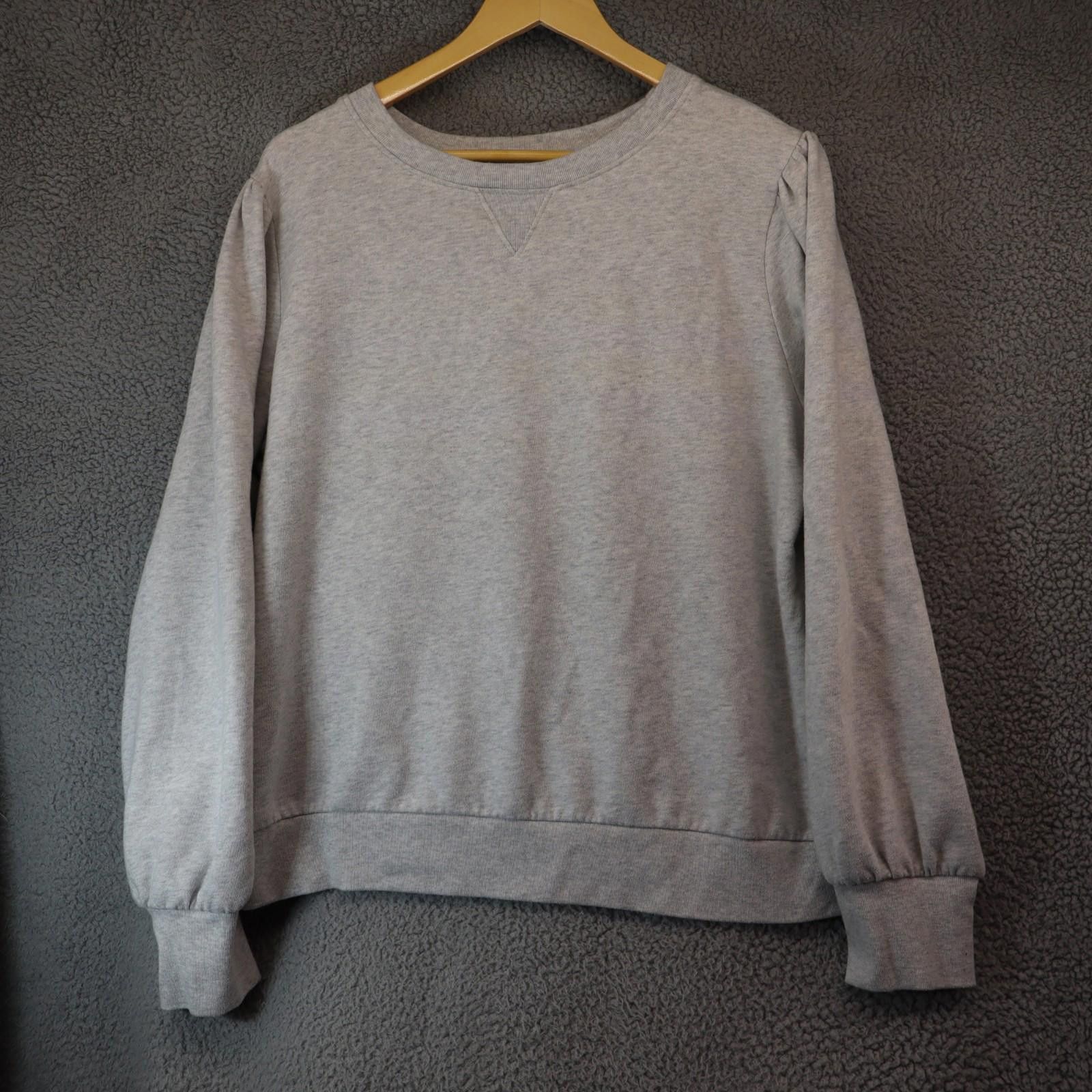Gap Vtg 80s Gap Blank Sweatshirt Women XL - Crewneck Gray 90s Size XL / US 12-14 / IT 48-50 - 1 Thumbnail
