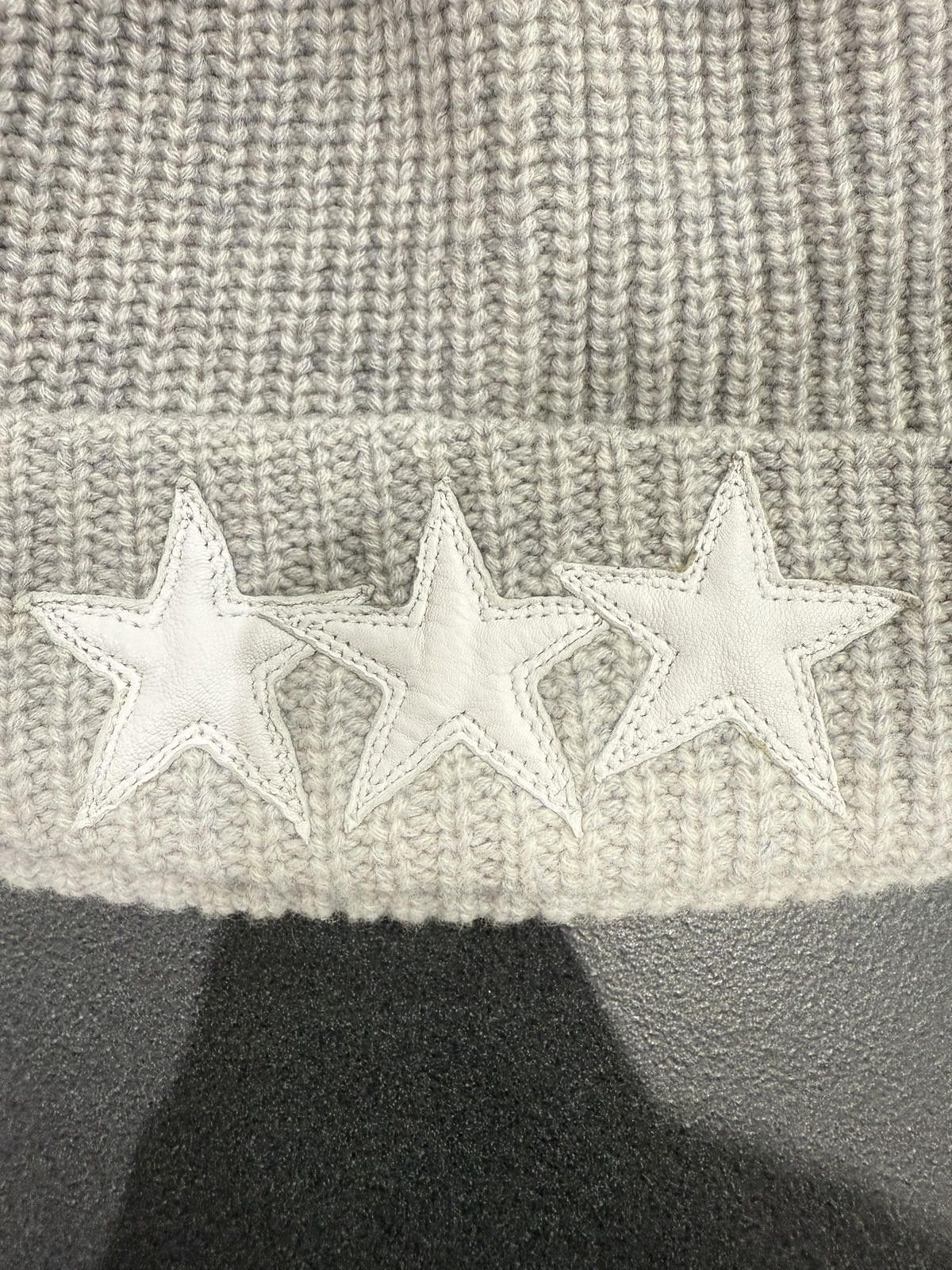 Chrome Hearts Chrome Hearts Cashmere Star Patch Beanie in Grey Size ONE SIZE - 2 Thumbnail