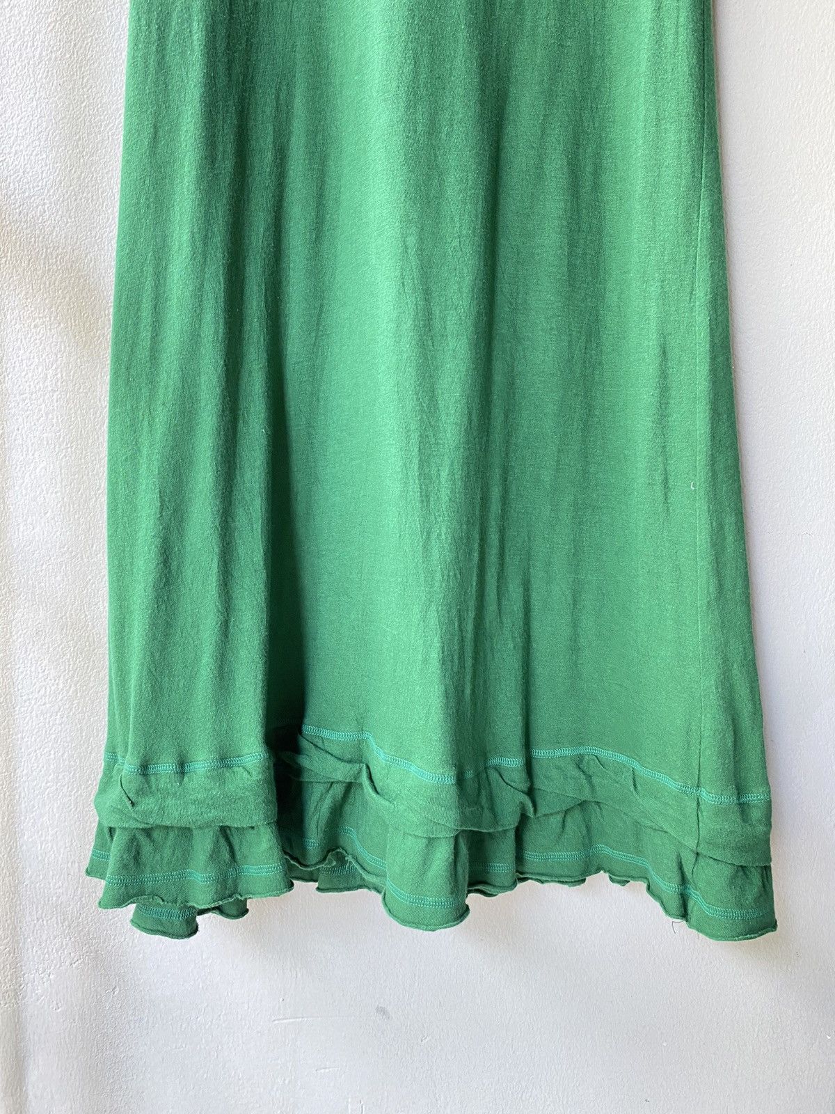 Zucca ZUCCA Green Layered-Hem Maxi Dress. Size M / US 6-8 / IT 42-44 - 17 Thumbnail