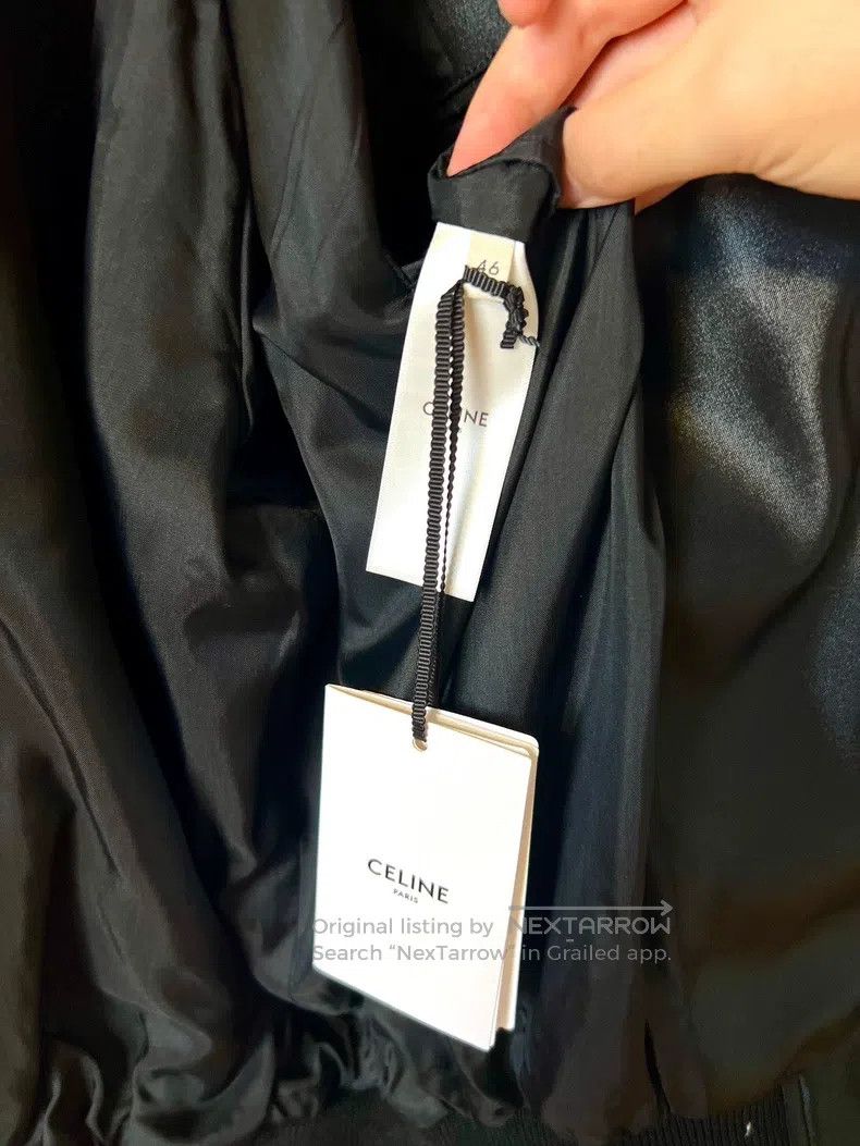 Celine CELINE Black Wax Star Scale Spikes Baseball Jacket, Outerw Size US S / EU 44-46 / 1 - 6 Thumbnail