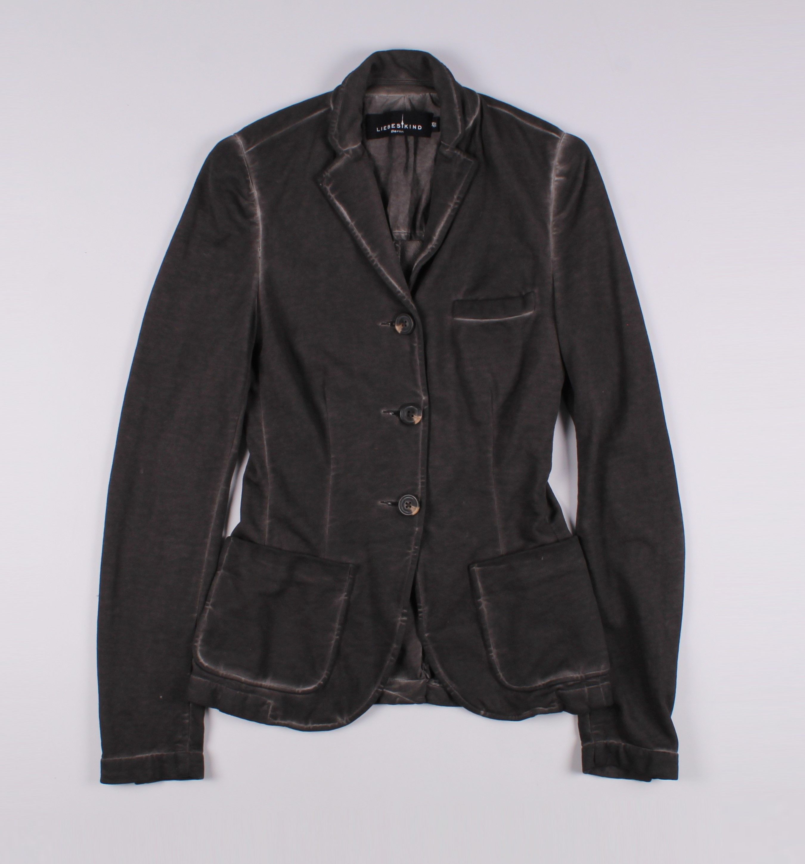 LIEBESKIND BERLIN Liebeskind Berlin Avant Garde Garment Dyed Blazer Size XS / US 0-2 / IT 36-38 - 1 Thumbnail