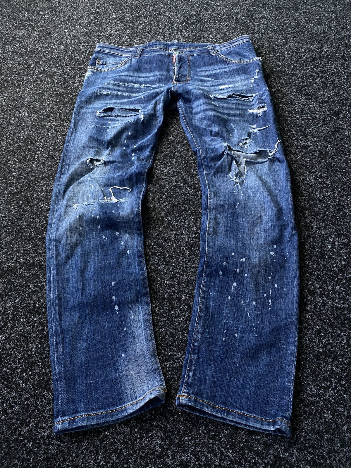 Dsquared2 Dsquared2 Distressed Denim pants Jeans Made In Italy 🇮🇹 Size US 33 - 1 Thumbnail