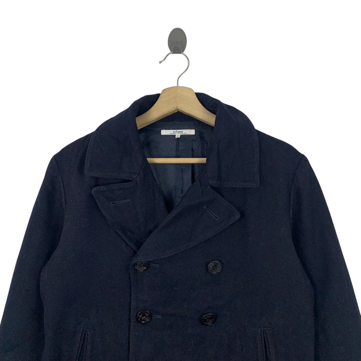 Japanese Brand × Journal Standard Relume JOURNAL STANDARD Japanese Brand Wool Peacoat Jacket Size US M / EU 48-50 / 2 - 4 Thumbnail