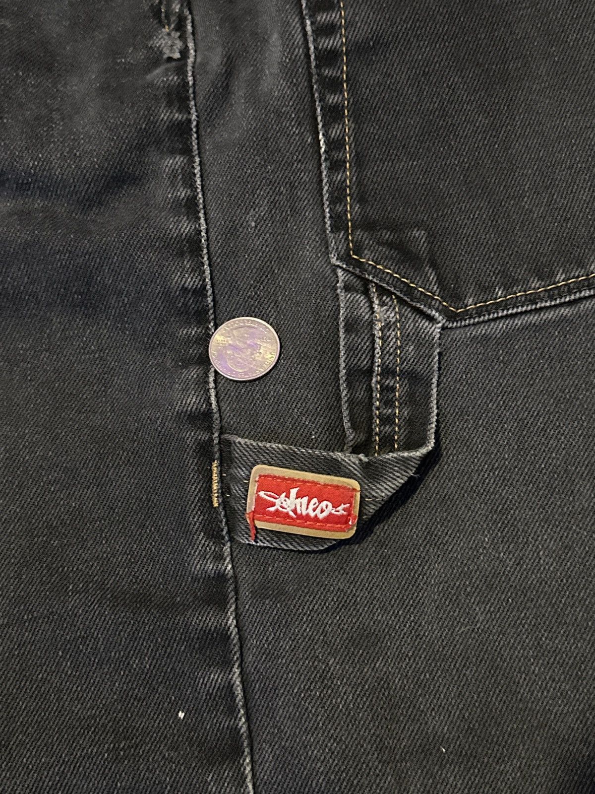 JNCO × Vintage Super rare JNCO 8ball skull jorts/shorts Size US 36 / EU 52 - 15 Thumbnail
