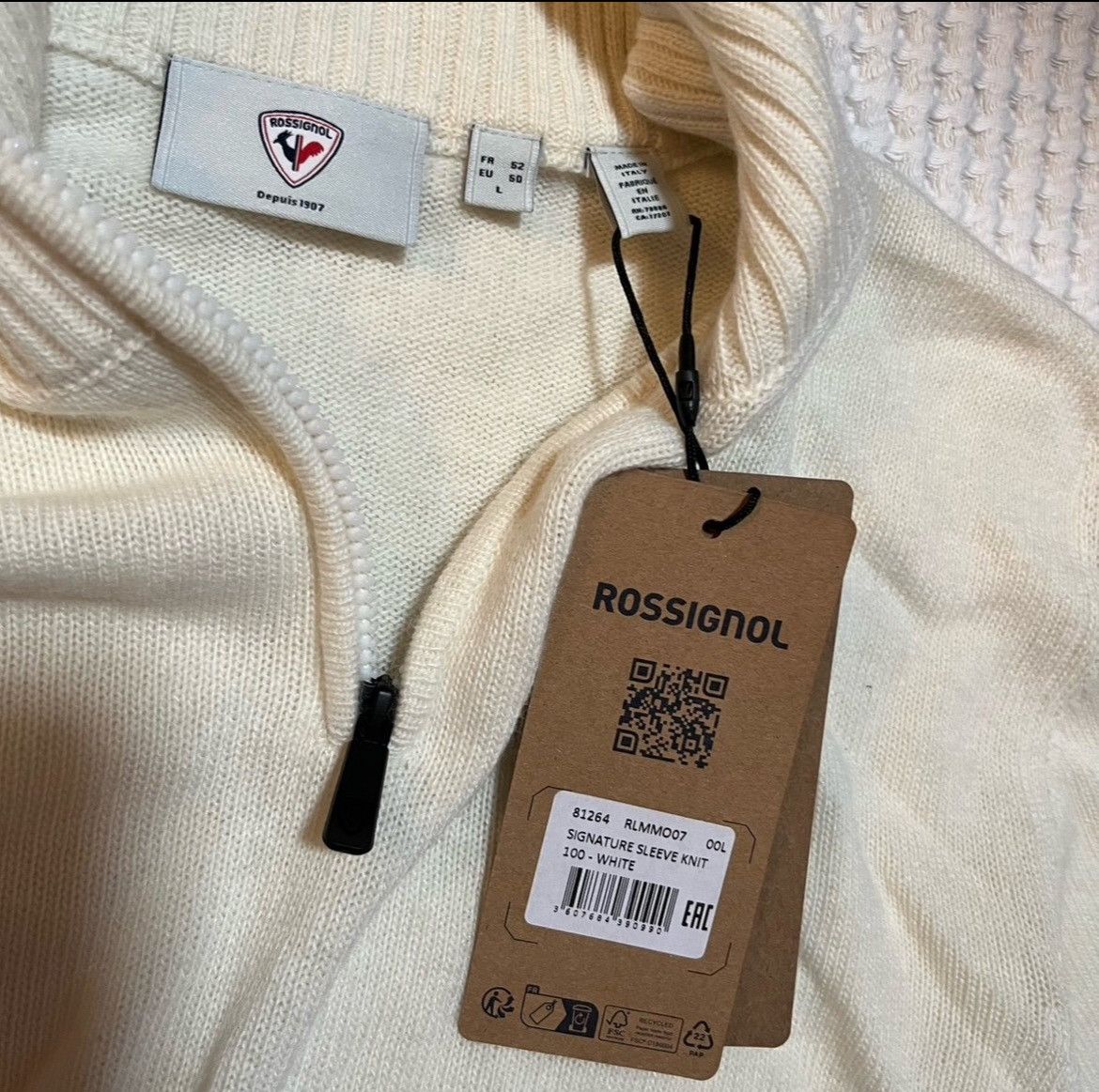 Other ROSSIGNOL SIGNATURE SLEEVE KNIT white Size US L / EU 52-54 / 3 - 4 Thumbnail