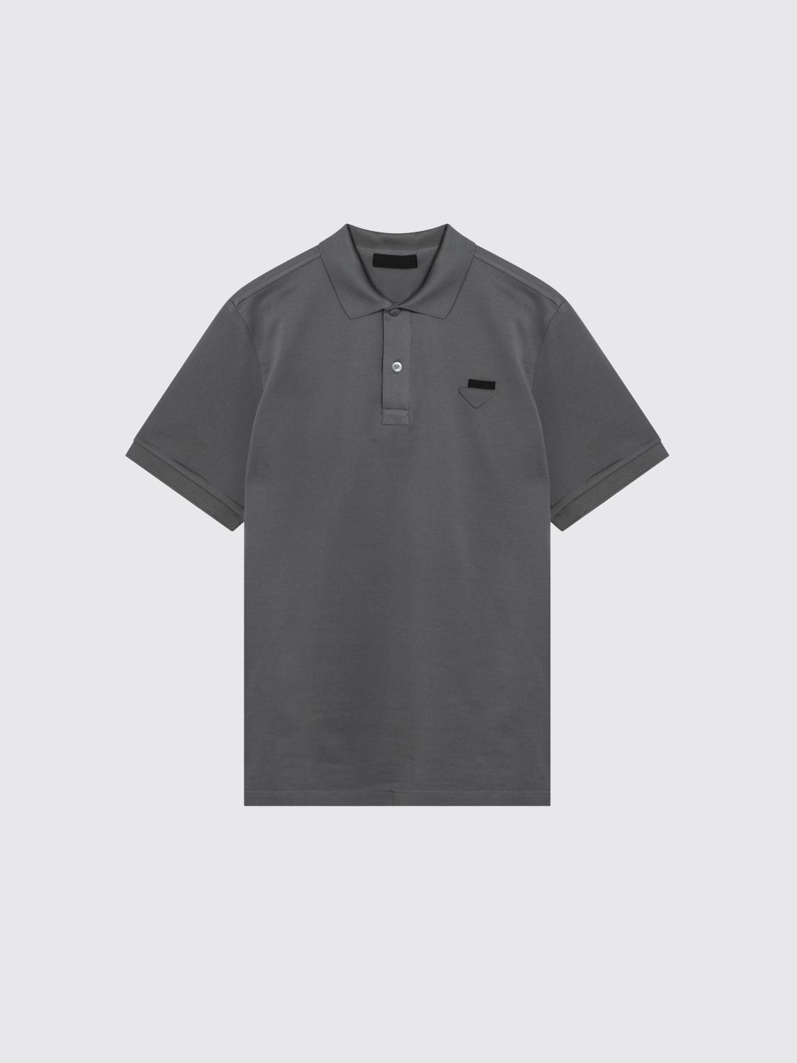 Prada Prada Polo Shirt Men Steel Size US M / EU 48-50 / 2 - 1 Preview