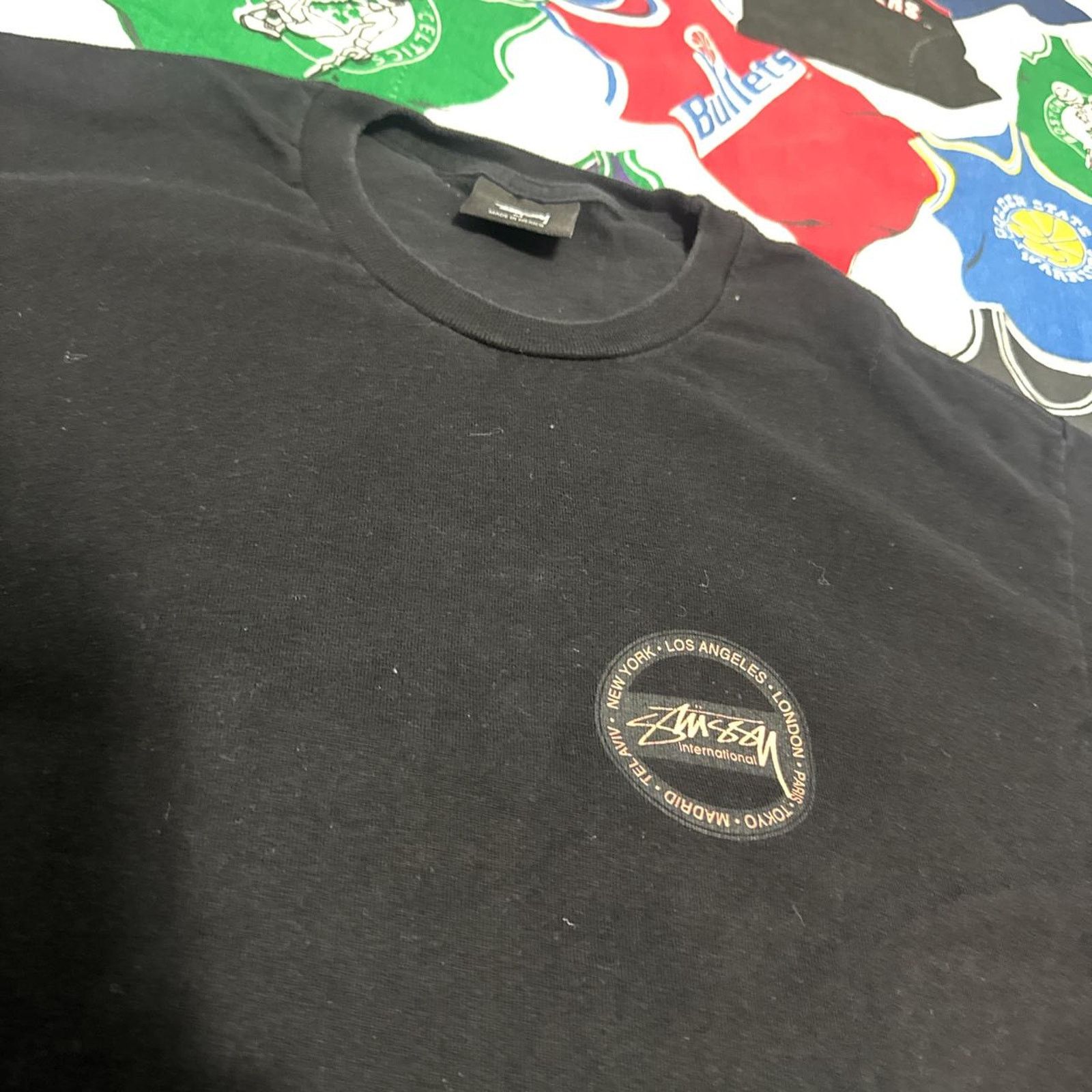 Stussy Vintage Streetwear Stüssy Technique Collab Promo Tee Size US M / EU 48-50 / 2 - 3 Thumbnail