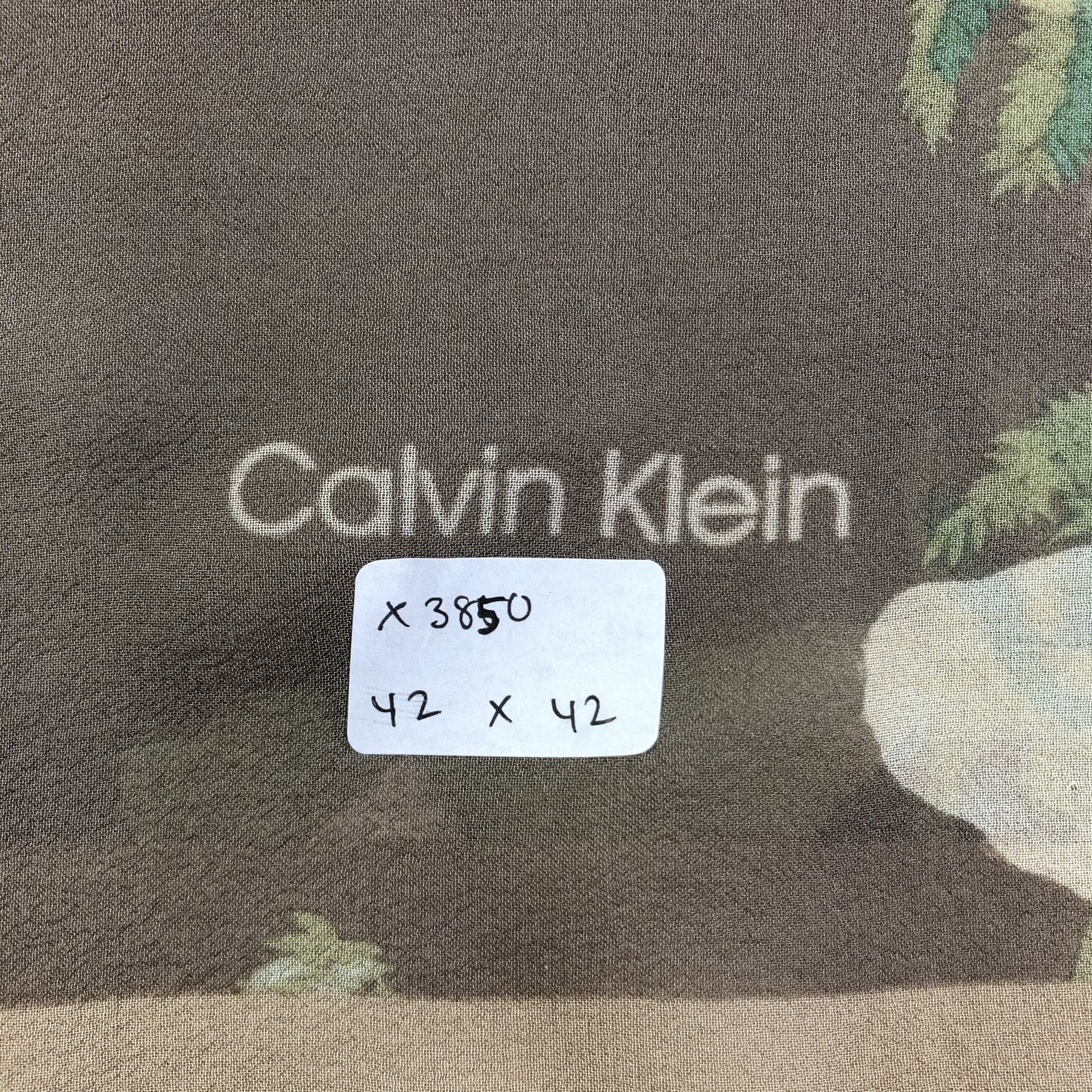 Calvin Klein × Vintage Vintage Calvin Klein Silk Scarf Size ONE SIZE - 7 Thumbnail