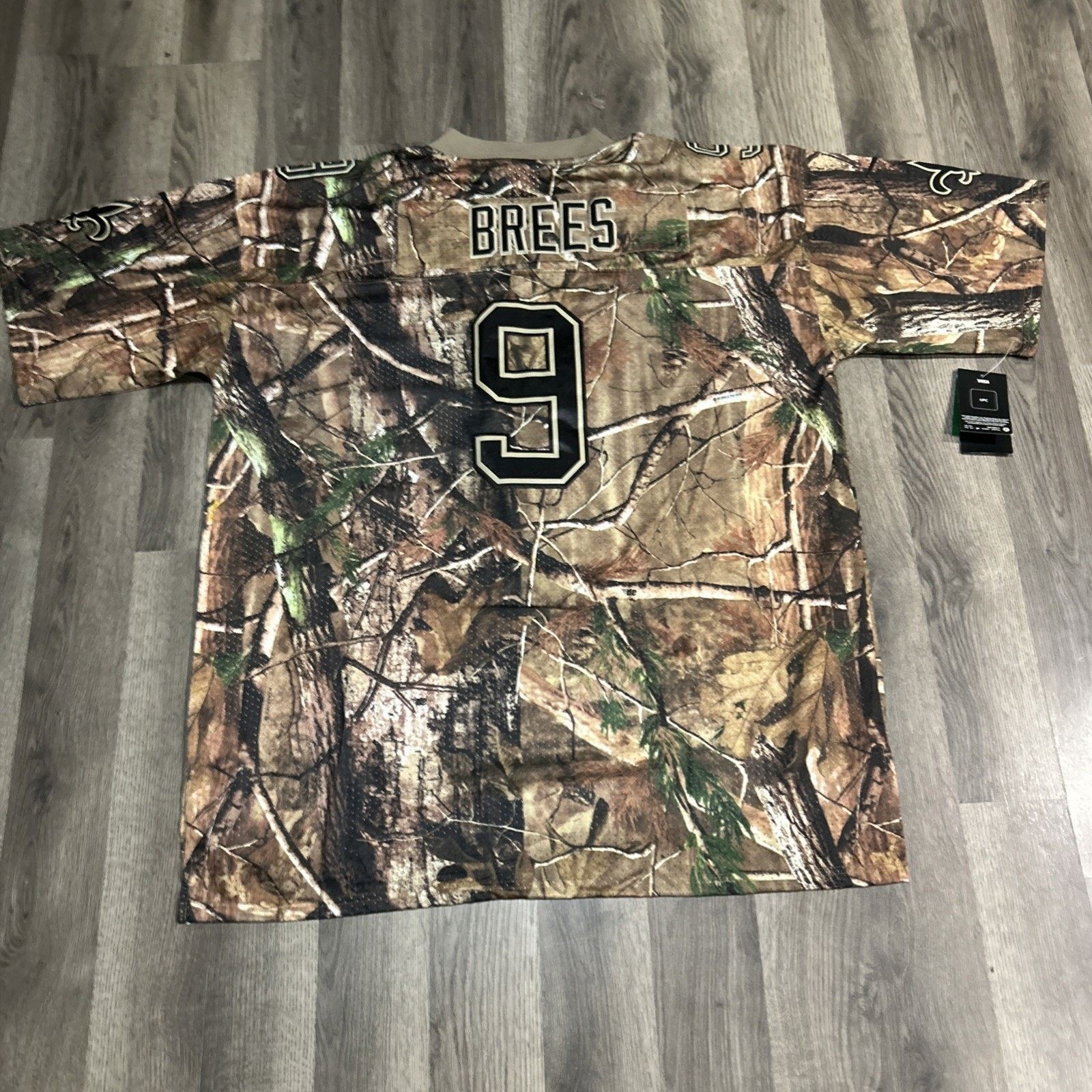 Nike Men’s 52 On Field #9 Brees Saints Real Tree Nike Jersey NWT Size US L / EU 52-54 / 3 - 20 Thumbnail