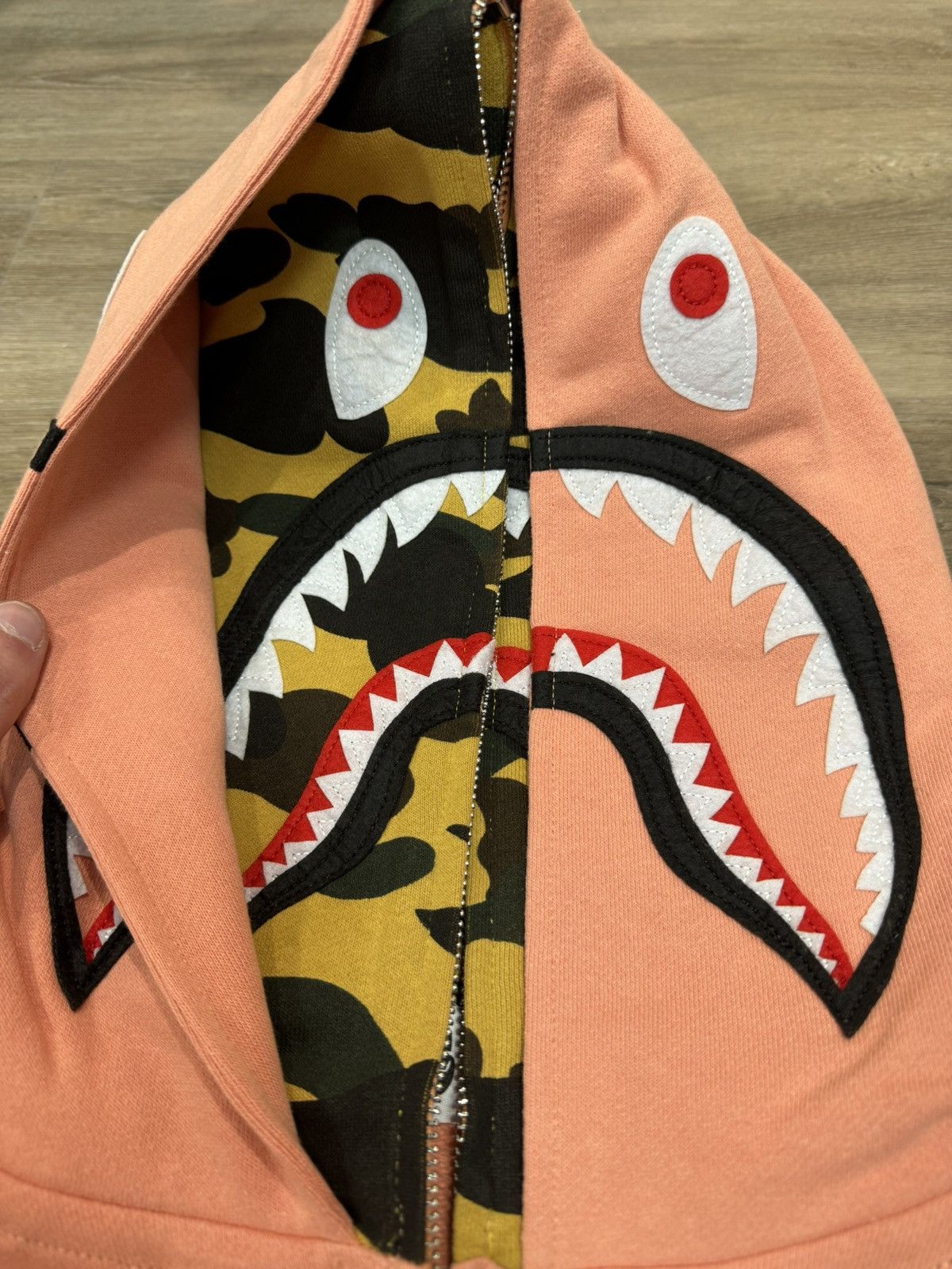 Bape Bape PONR Double Shark Hood Full Zip Hoodie Size US M / EU 48-50 / 2 - 5 Thumbnail