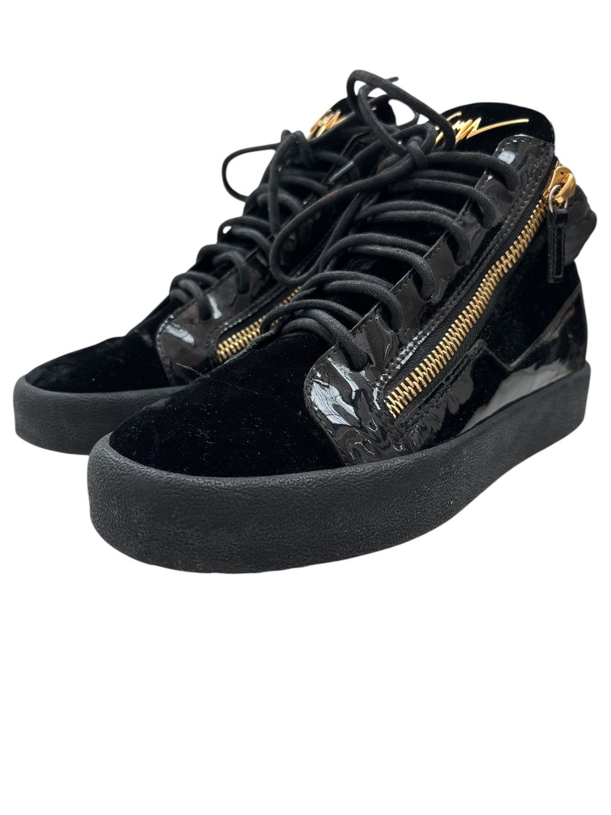 Giuseppe Zanotti Zip Mid Top Sneakers Size US 8 / EU 41 - 4 Thumbnail