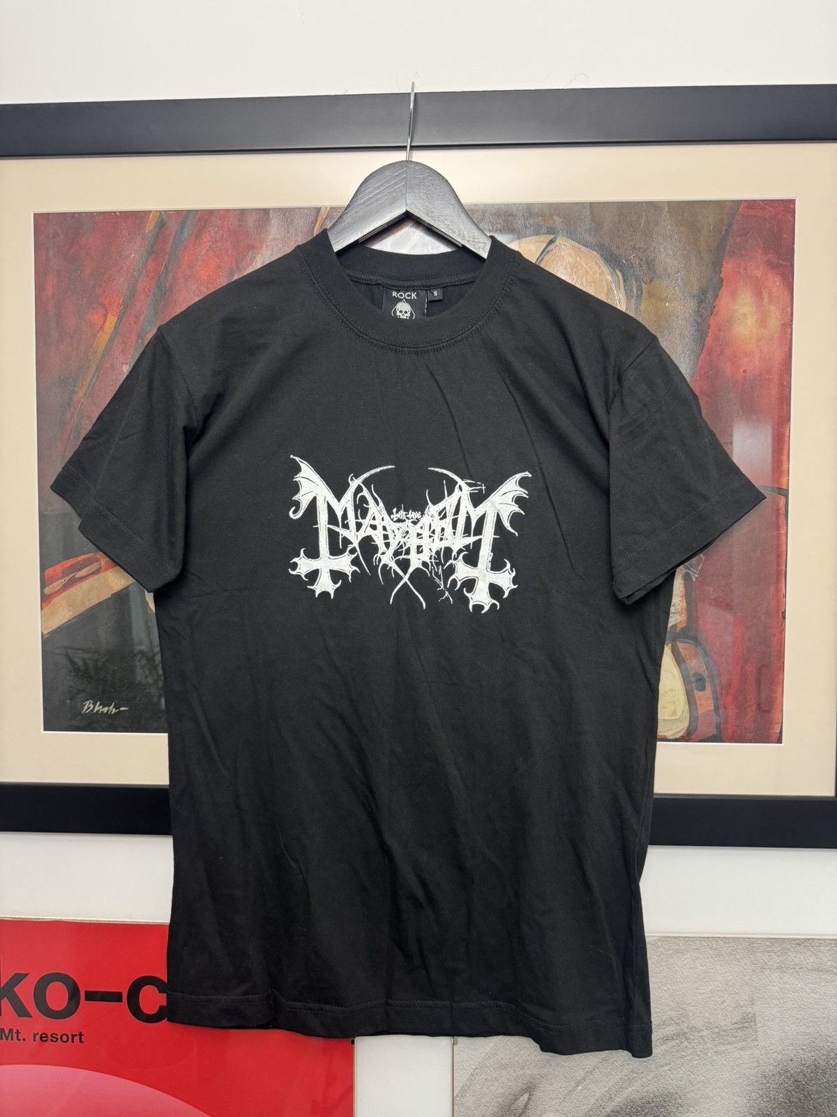 Band Tees Mayhem Vintage Black Metal Tee Classic Logo Rare Hardcore Size US S / EU 44-46 / 1 - 1 Thumbnail