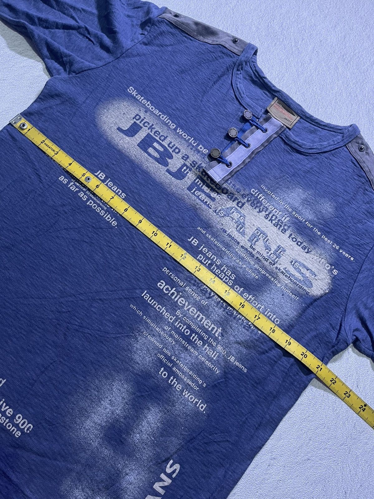 Japanese Brand VINTAGE Y2K JABEZ long sleeve tshirt Size US L / EU 52-54 / 3 - 8 Thumbnail